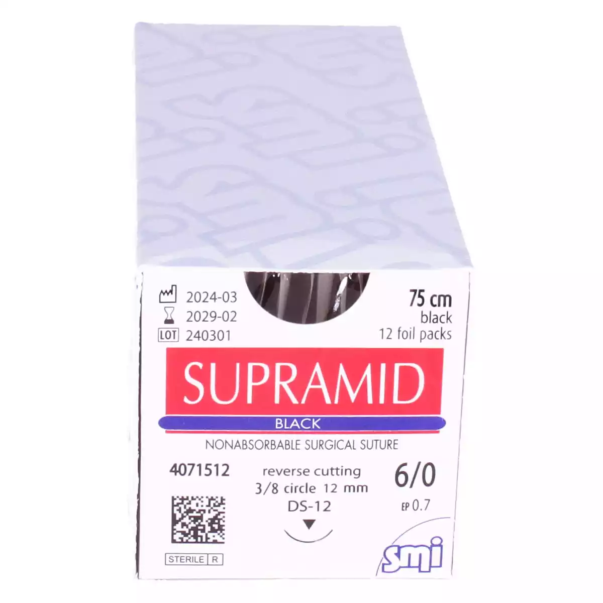  Supramid Black Suture Material