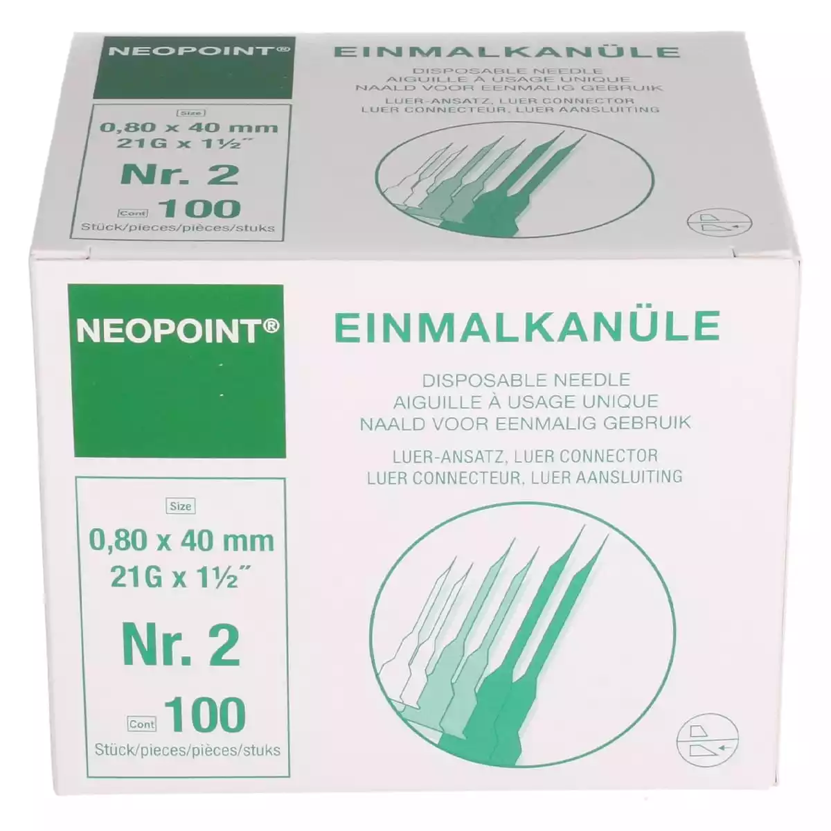  Neopoint single-use cannulas
