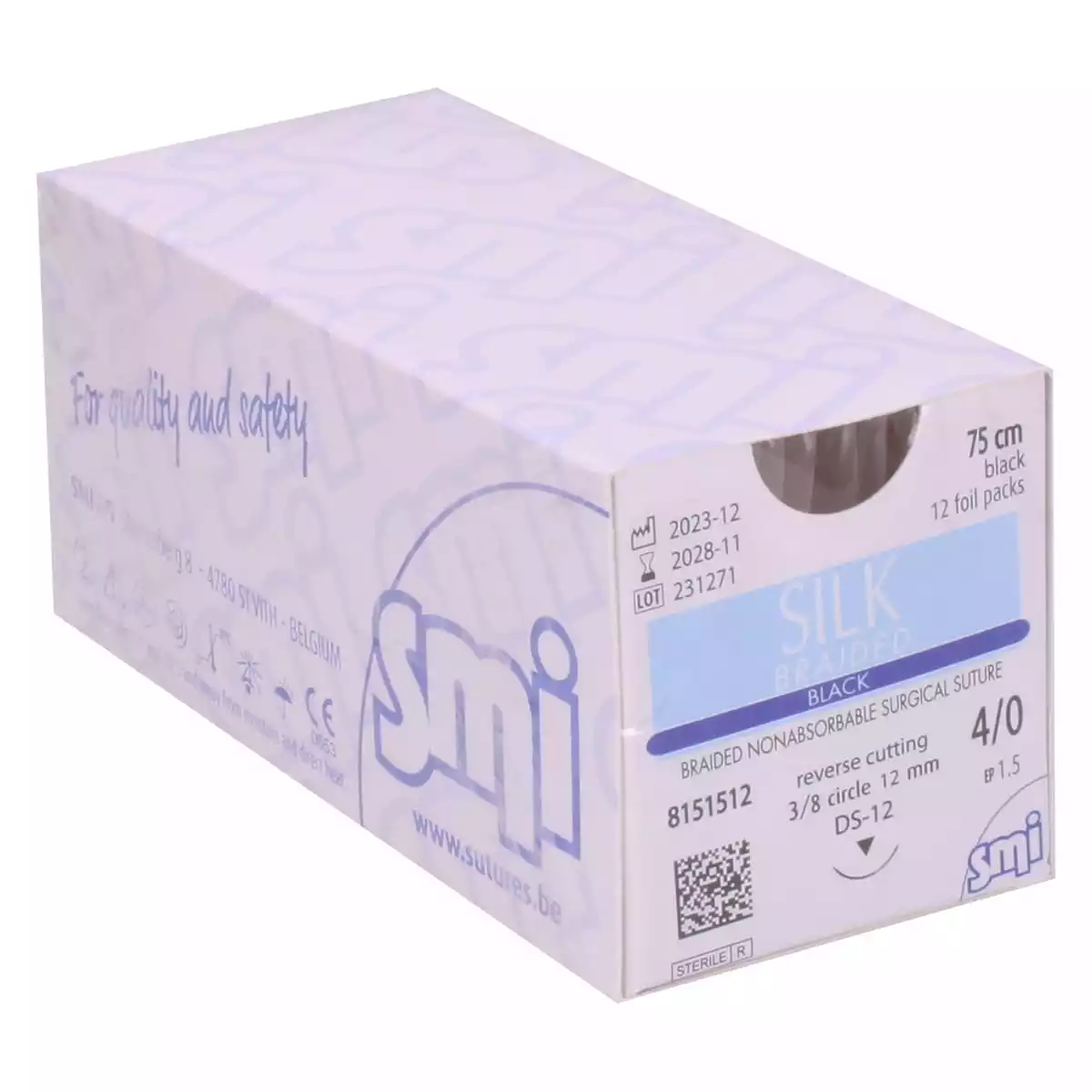 Silk Braided Black suture material Silk Braided Black suture material