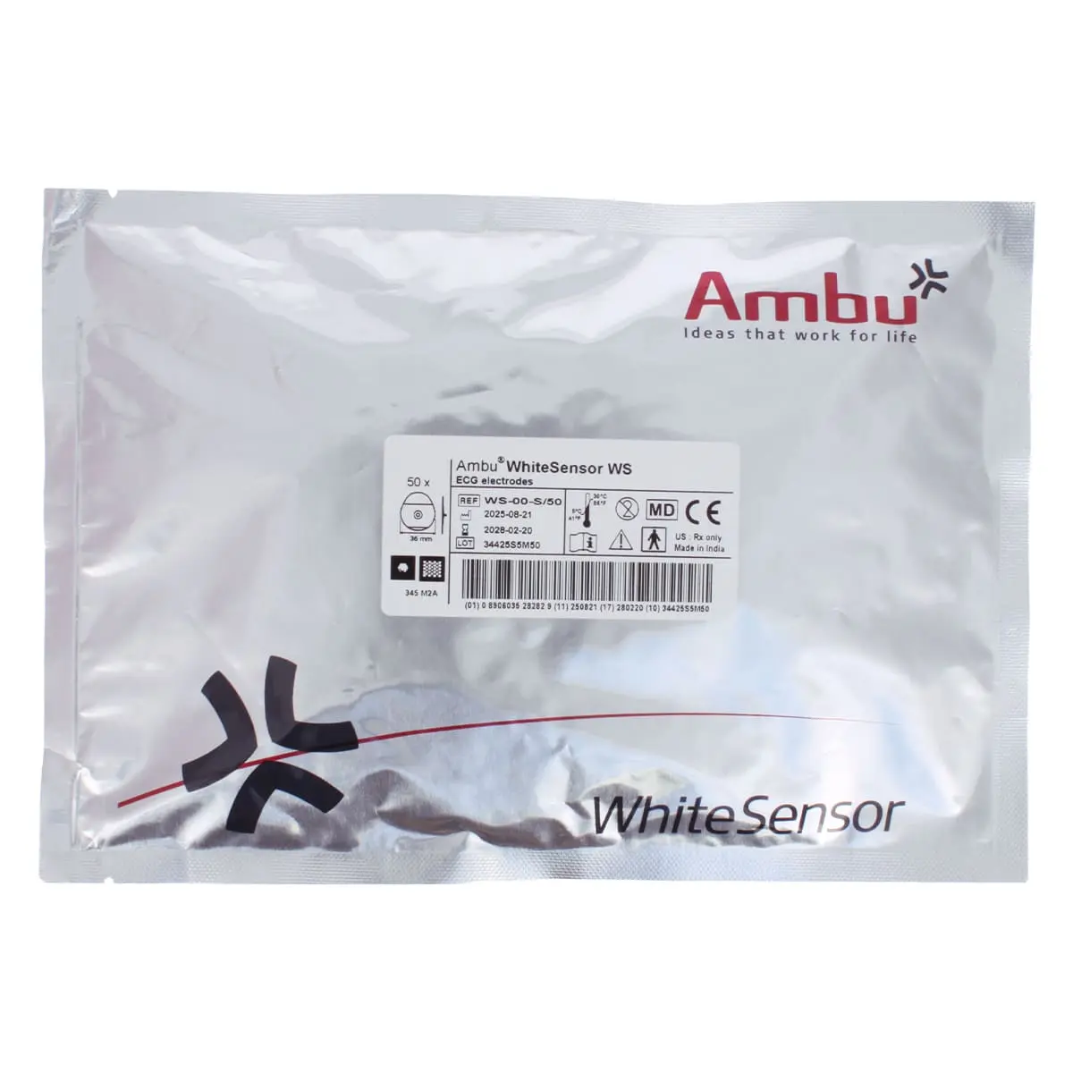 WhiteSensor WS-00-S/50 disposable ECG electrodes WhiteSensor WS-00-S/50 disposable ECG electrodes
