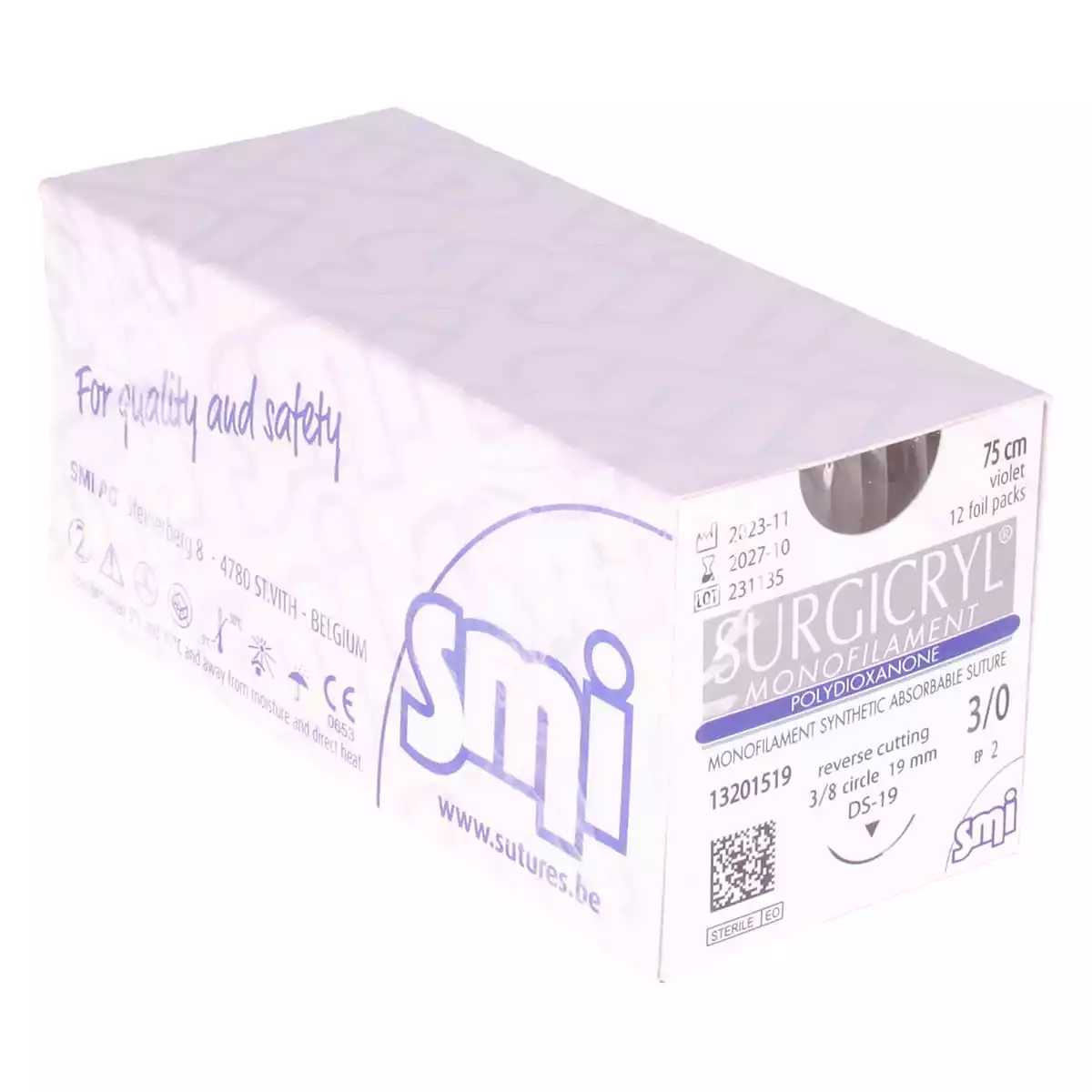  Surgicryl Monofilament suture material
