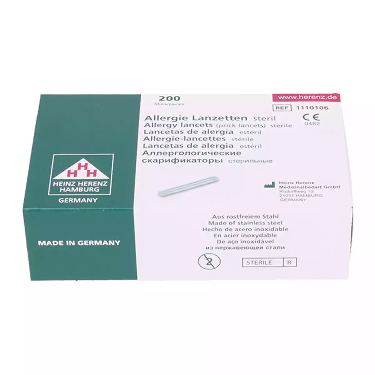  Allergy test lancets
