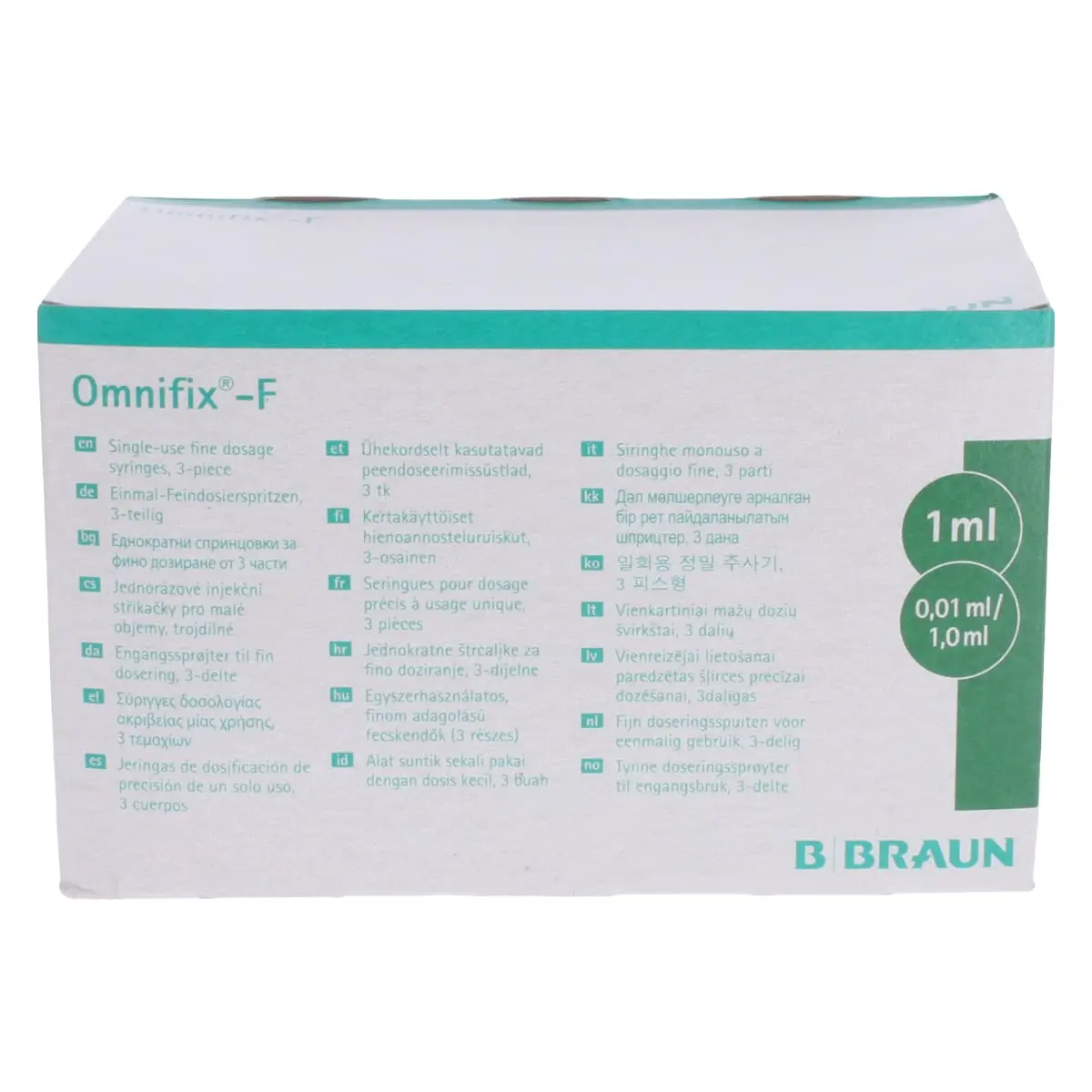 Omnifix-F fine dosage syringes Omnifix-F fine dosage syringes