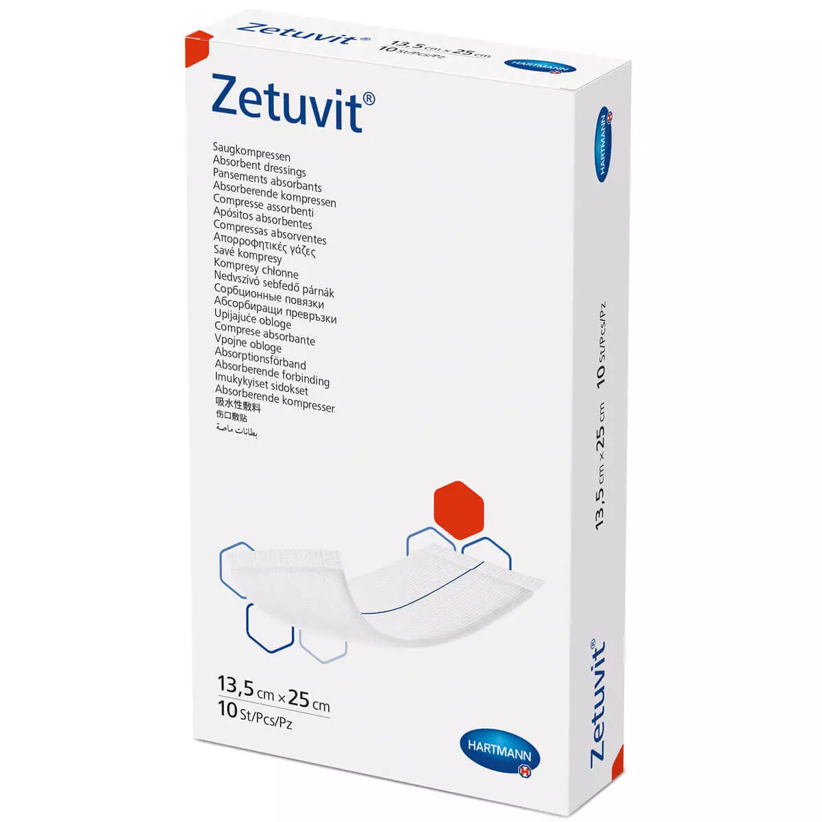  Zetuvit absorbent dressings sterile