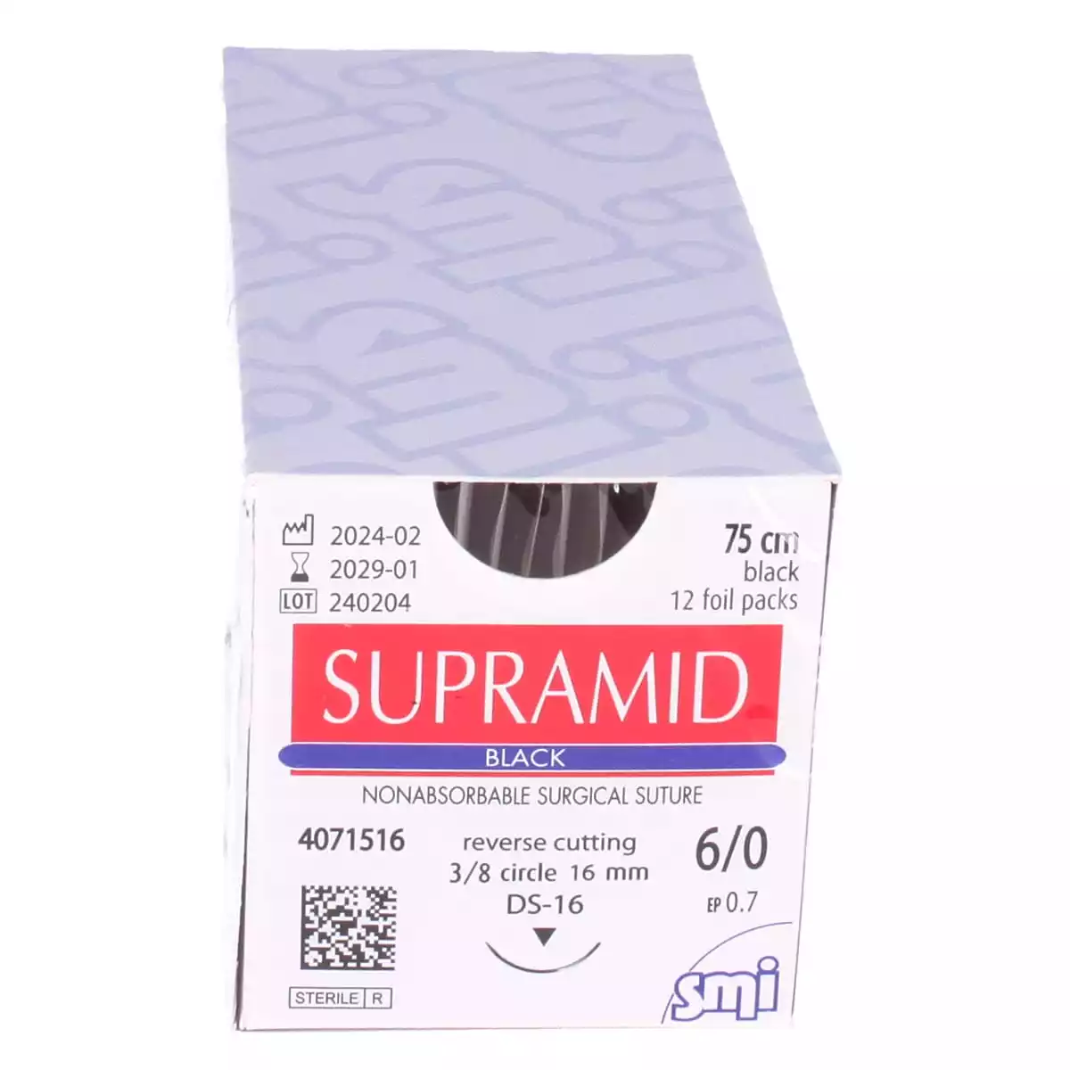  Supramid Black Suture Material