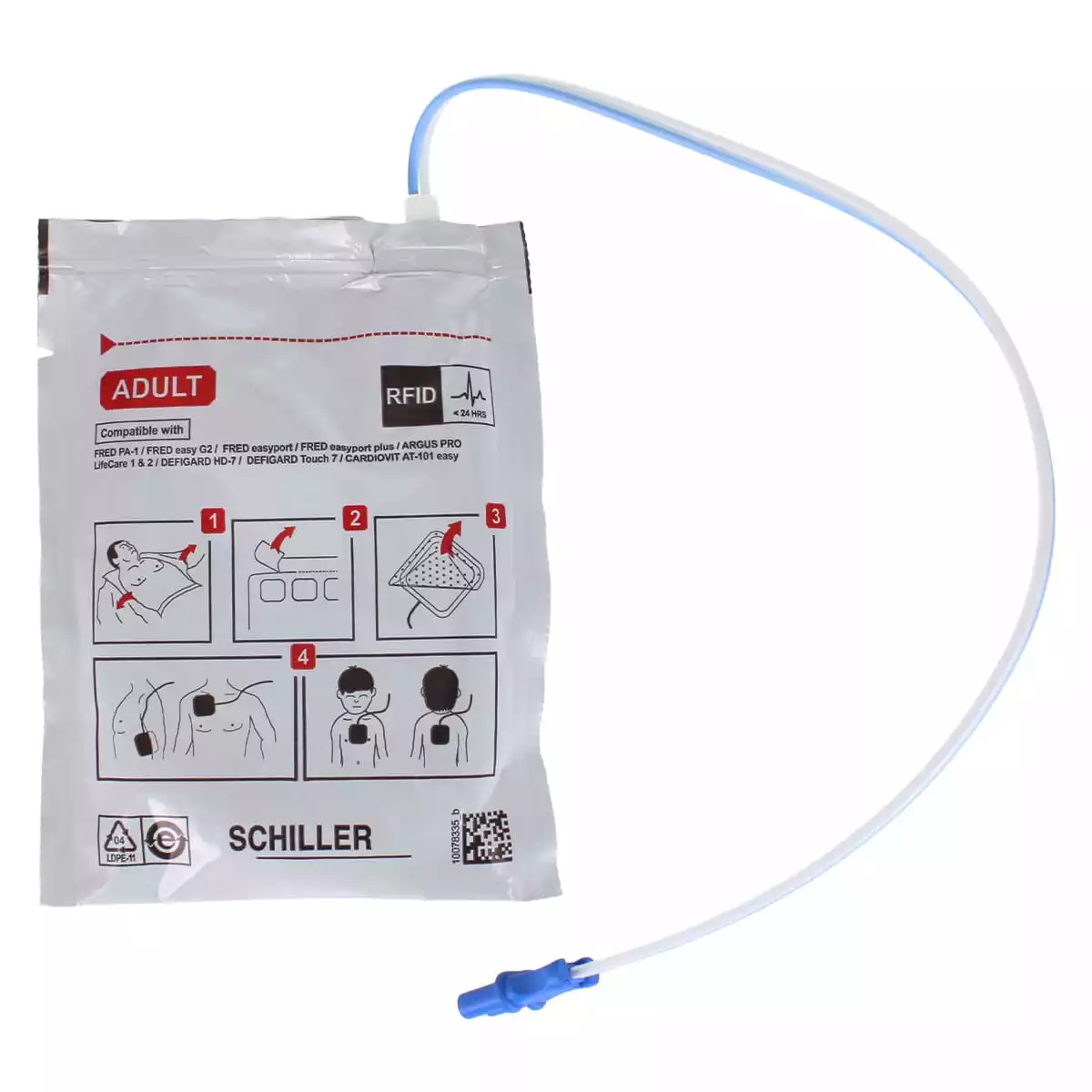  Electrodes for FRED easyport defibrillator