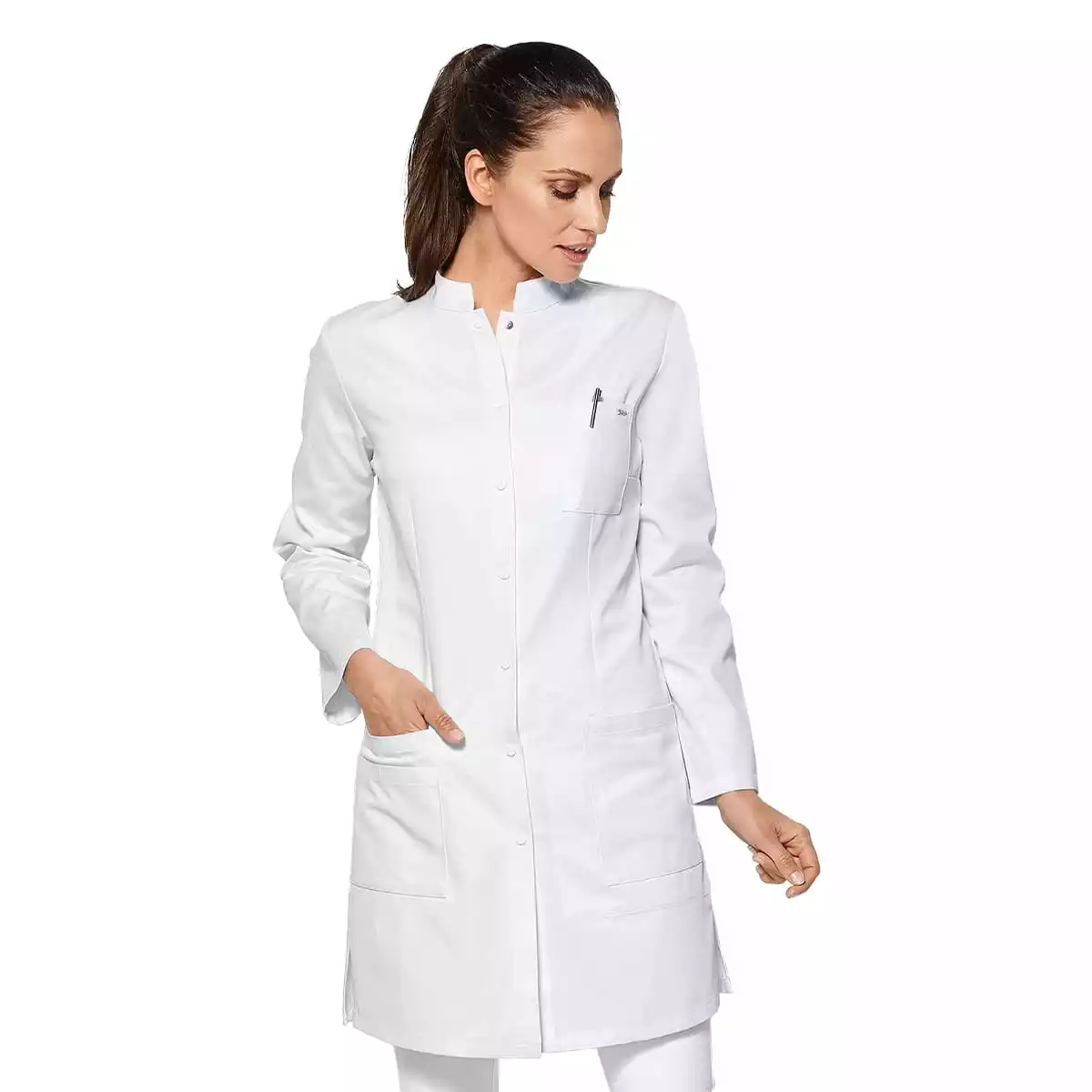  Women’s scrub/lab coat white