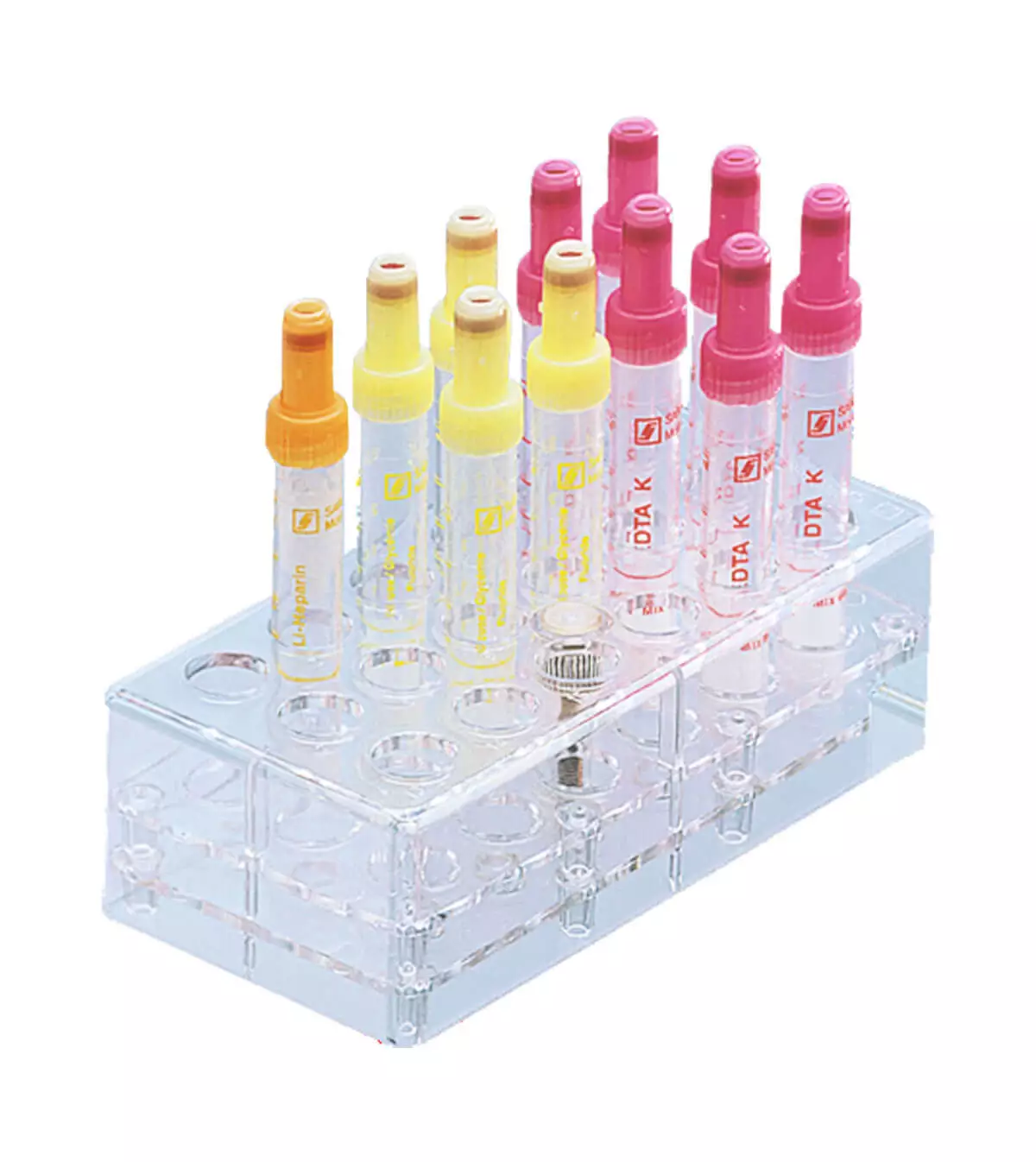  Transparent stand for tubes & S-monovettes