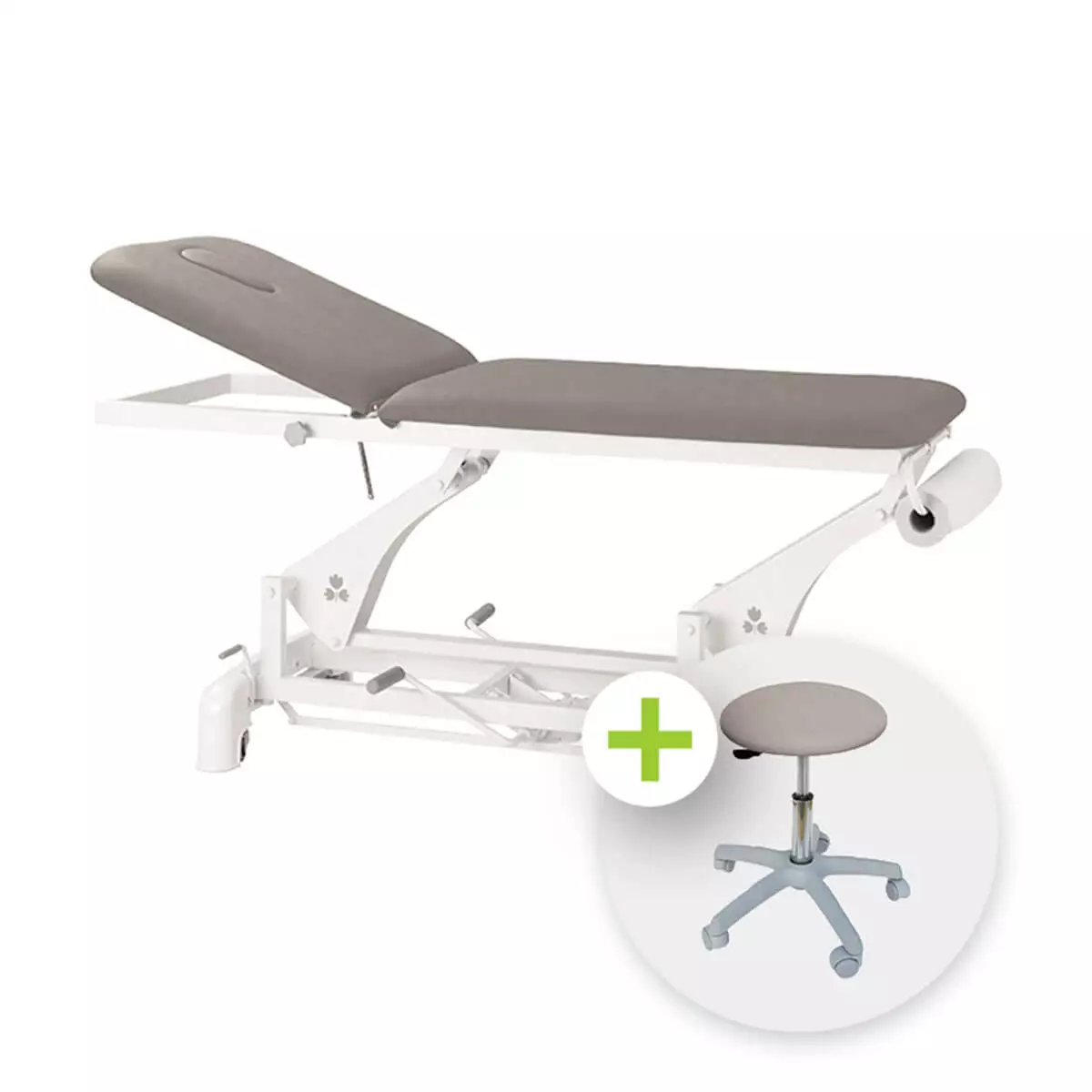  Height adjustable treatment table