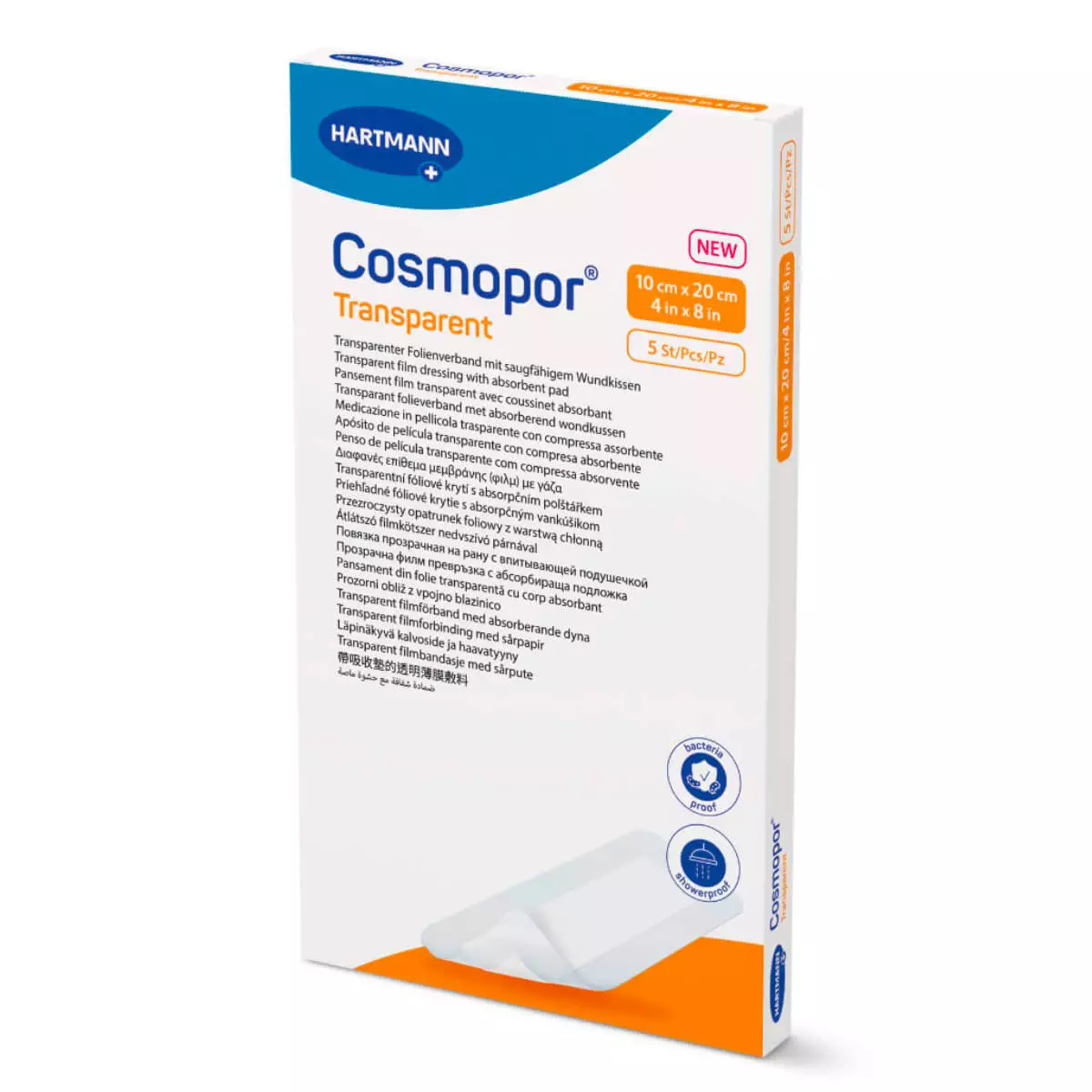 Cosmopor transparent film dressing Cosmopor transparent film dressing