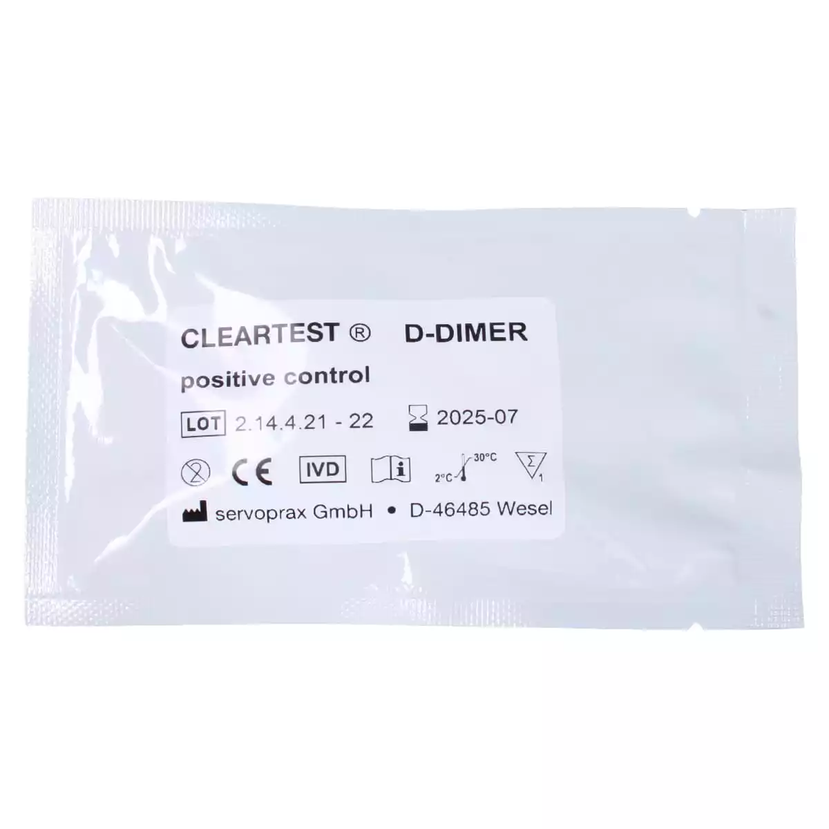  Cleartest D-Dimer control kit