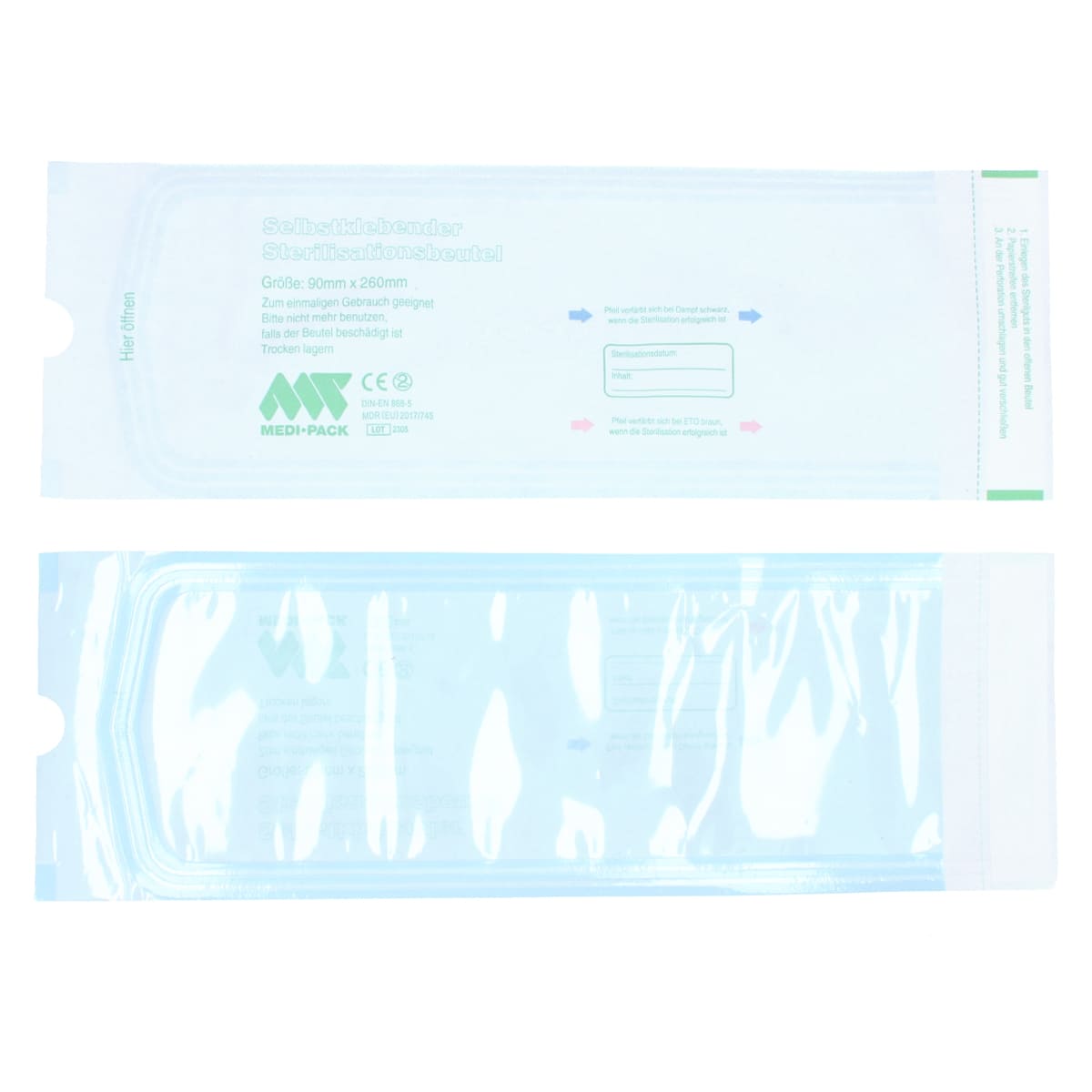 Buy Medi-Pack Self-Sealing Sterilization Bag 90 x 260 mm online