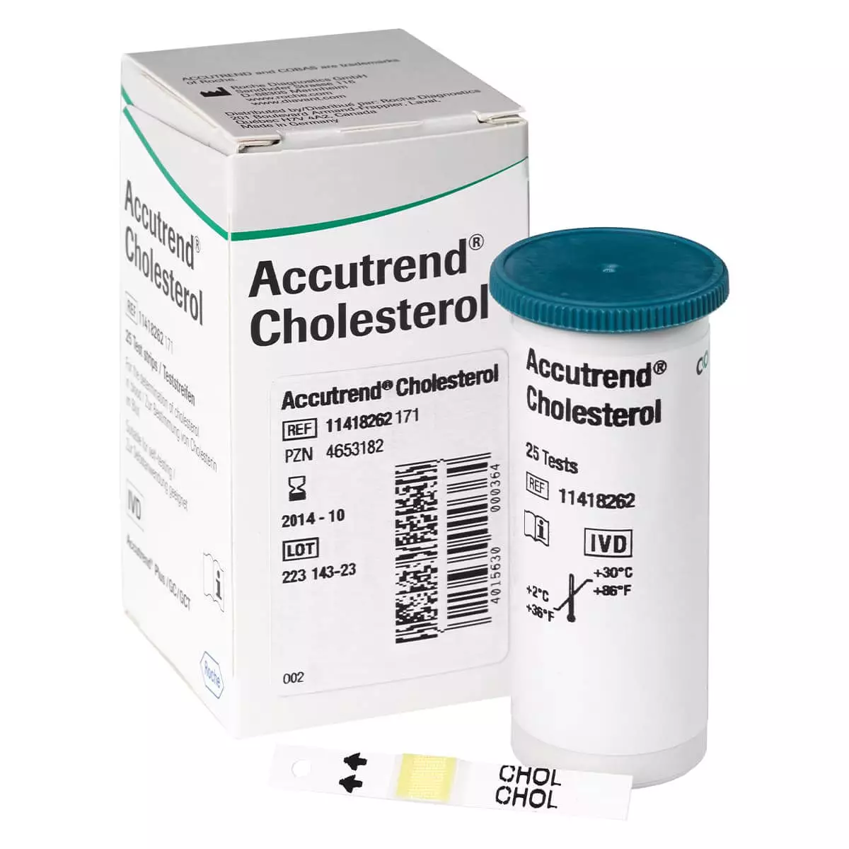  Accutrend Cholesterol test strips