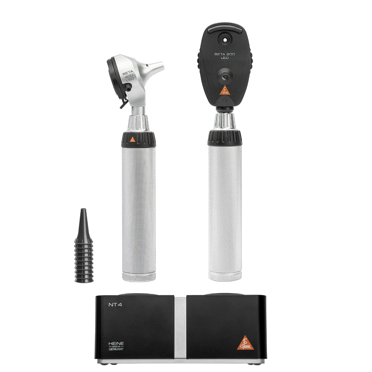 HEINE BETA 400 LED FO otoscope and BETA 200 LED ophthalmoscope kit HEINE BETA 400 LED FO otoscope and BETA 200 LED ophthalmoscope kit