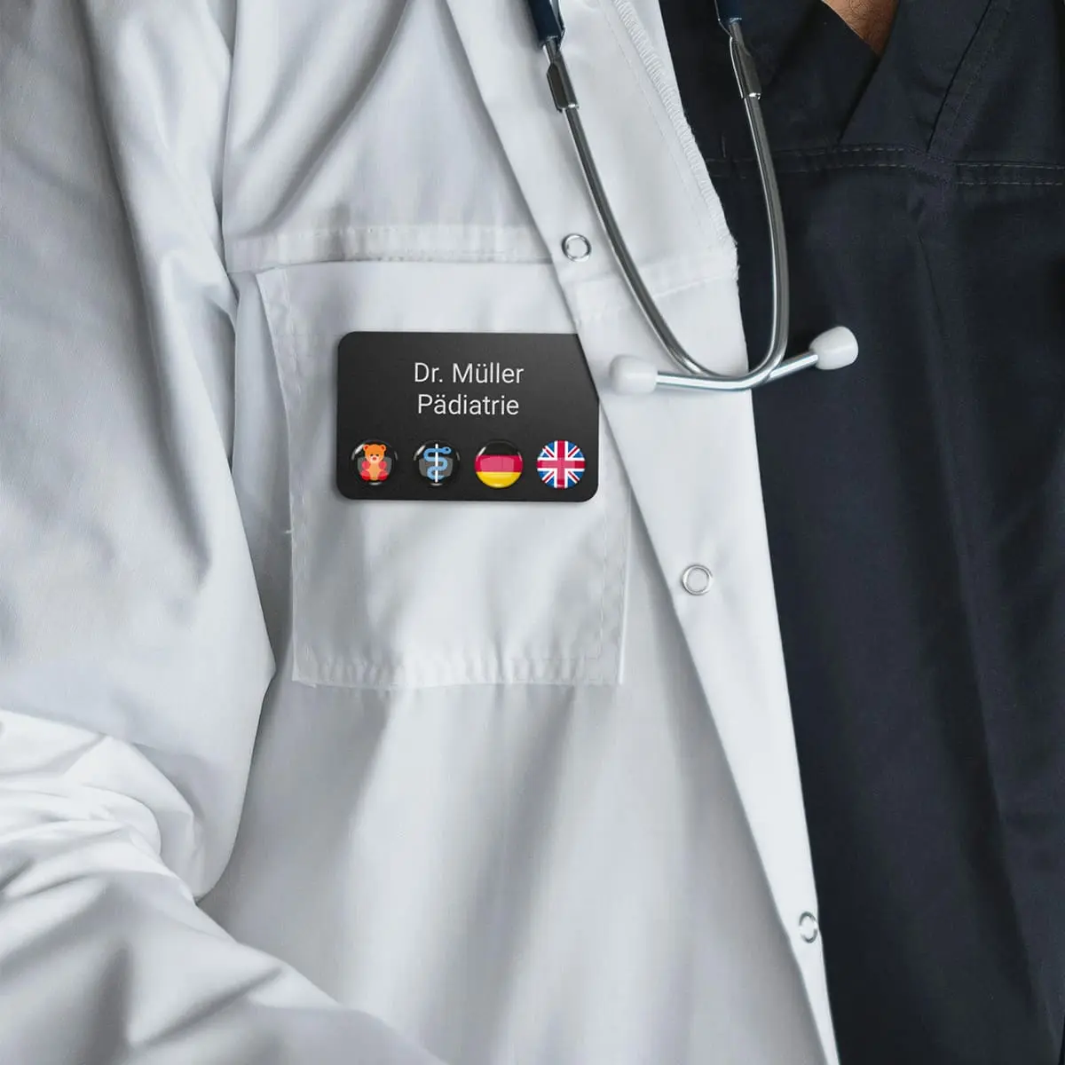 “DocTag” magnetic name tag “DocTag” magnetic name tag