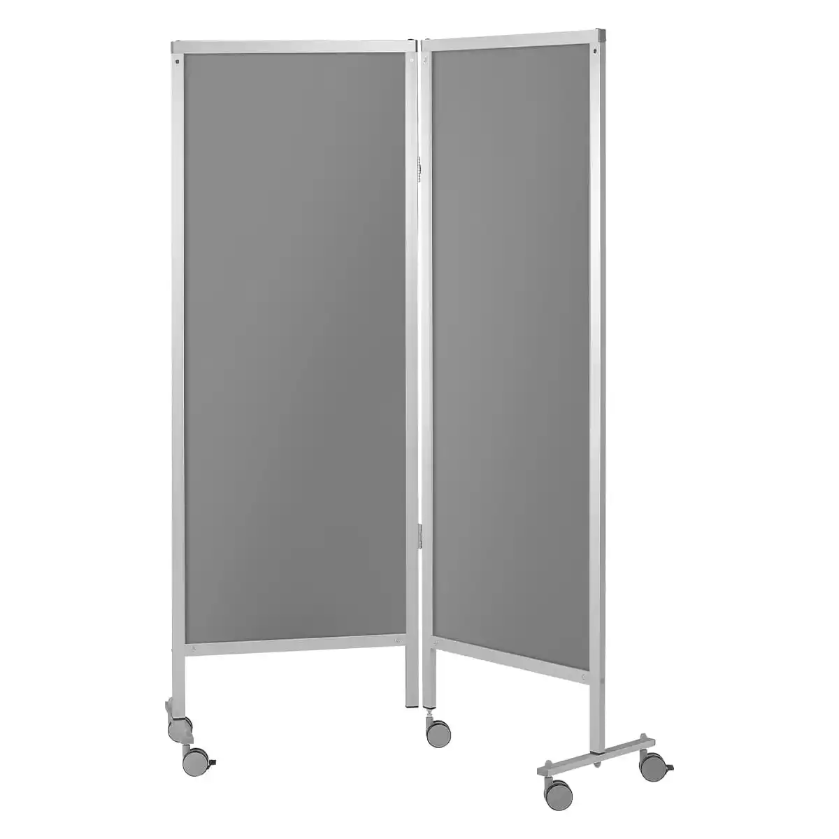  Folding screen on wheels