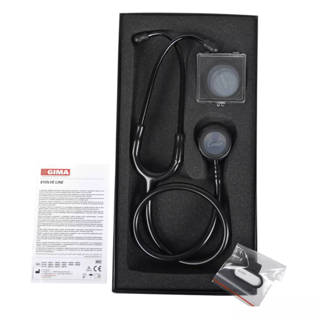  Evolve stethoscope All Black