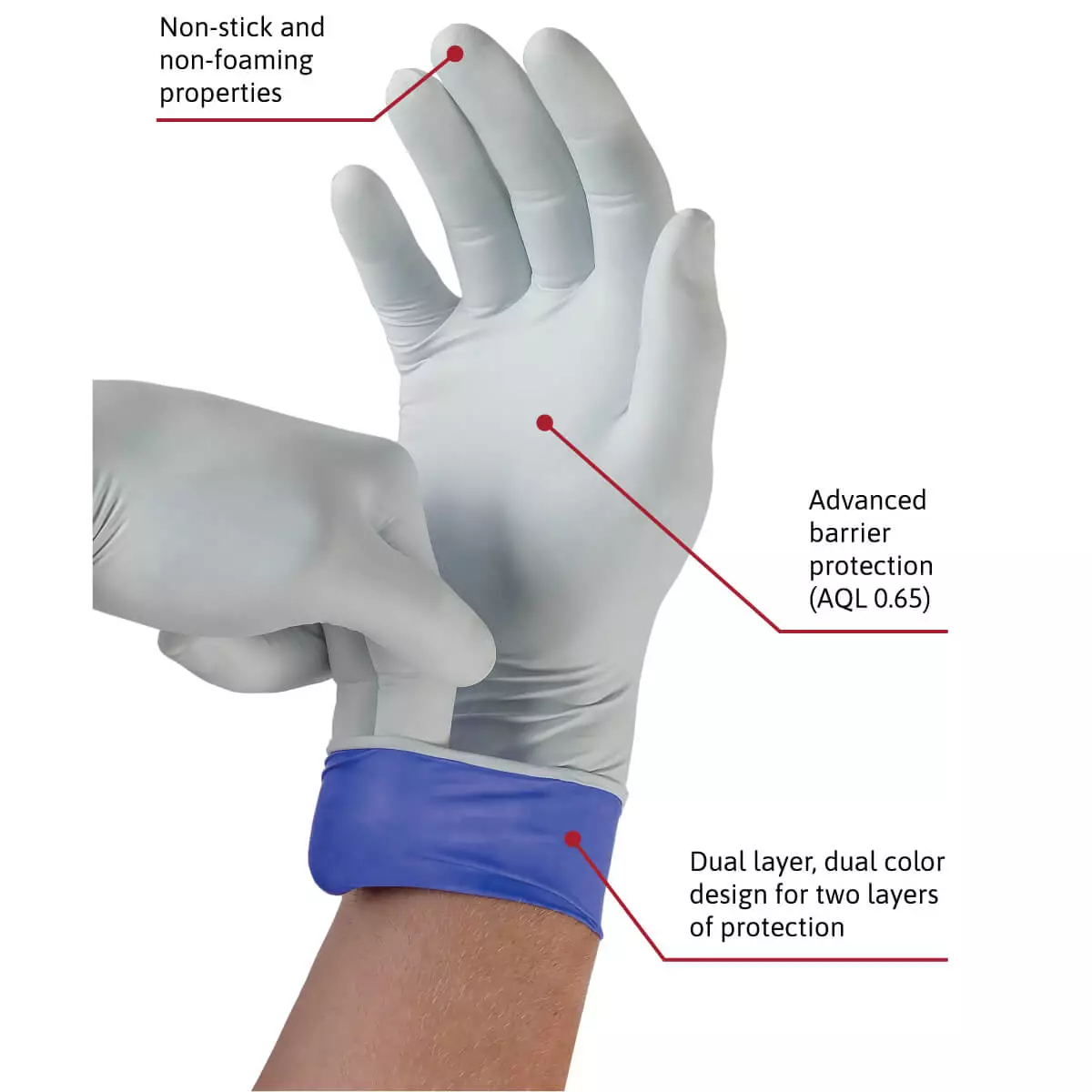  MICROFLEX® LifeStar EC™ 93-868 Nitrile Glove