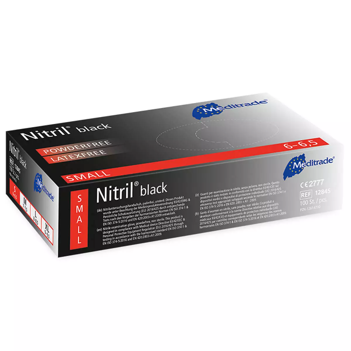  Nitril Black gloves