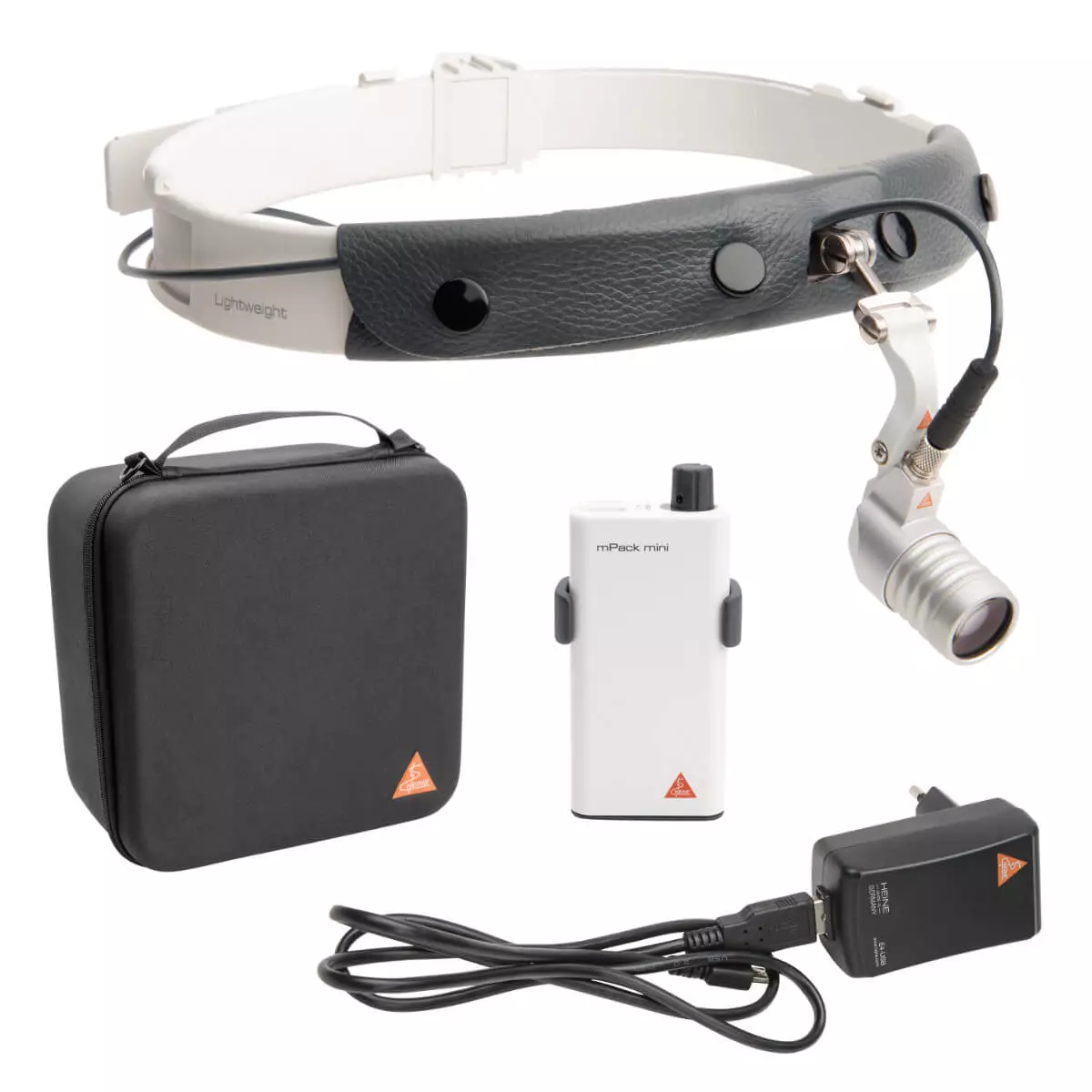  HEINE MicroLight2 headlamp with mPack mini