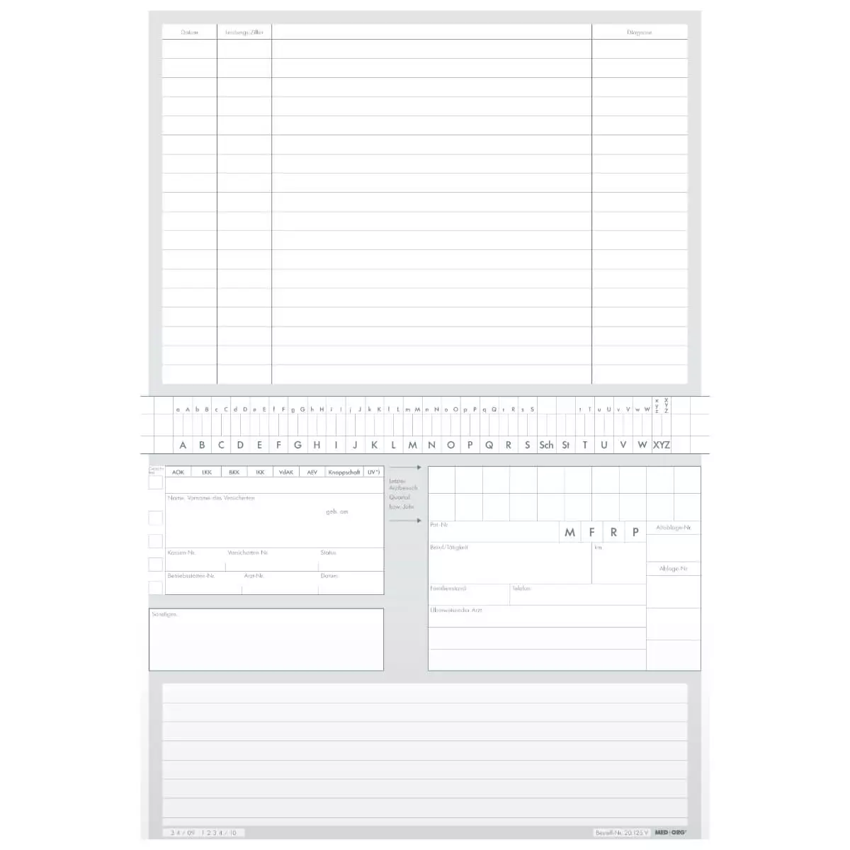 Alphasafe Index-Cards