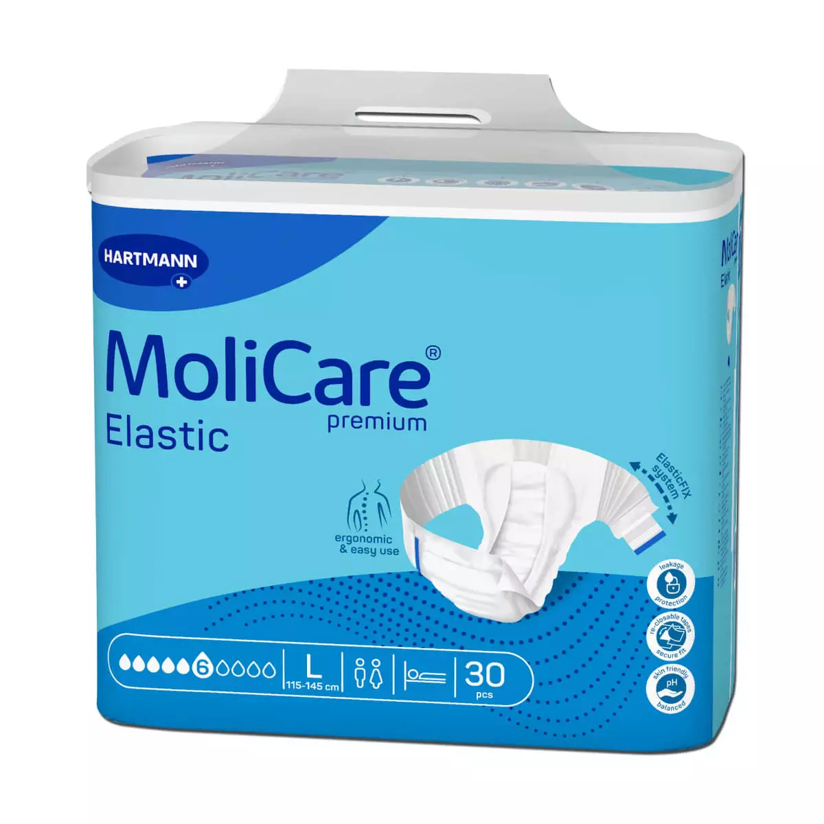 MoliCare Premium Elastic incontinence brief – 6-drop absorbency MoliCare Premium Elastic incontinence brief – 6-drop absorbency