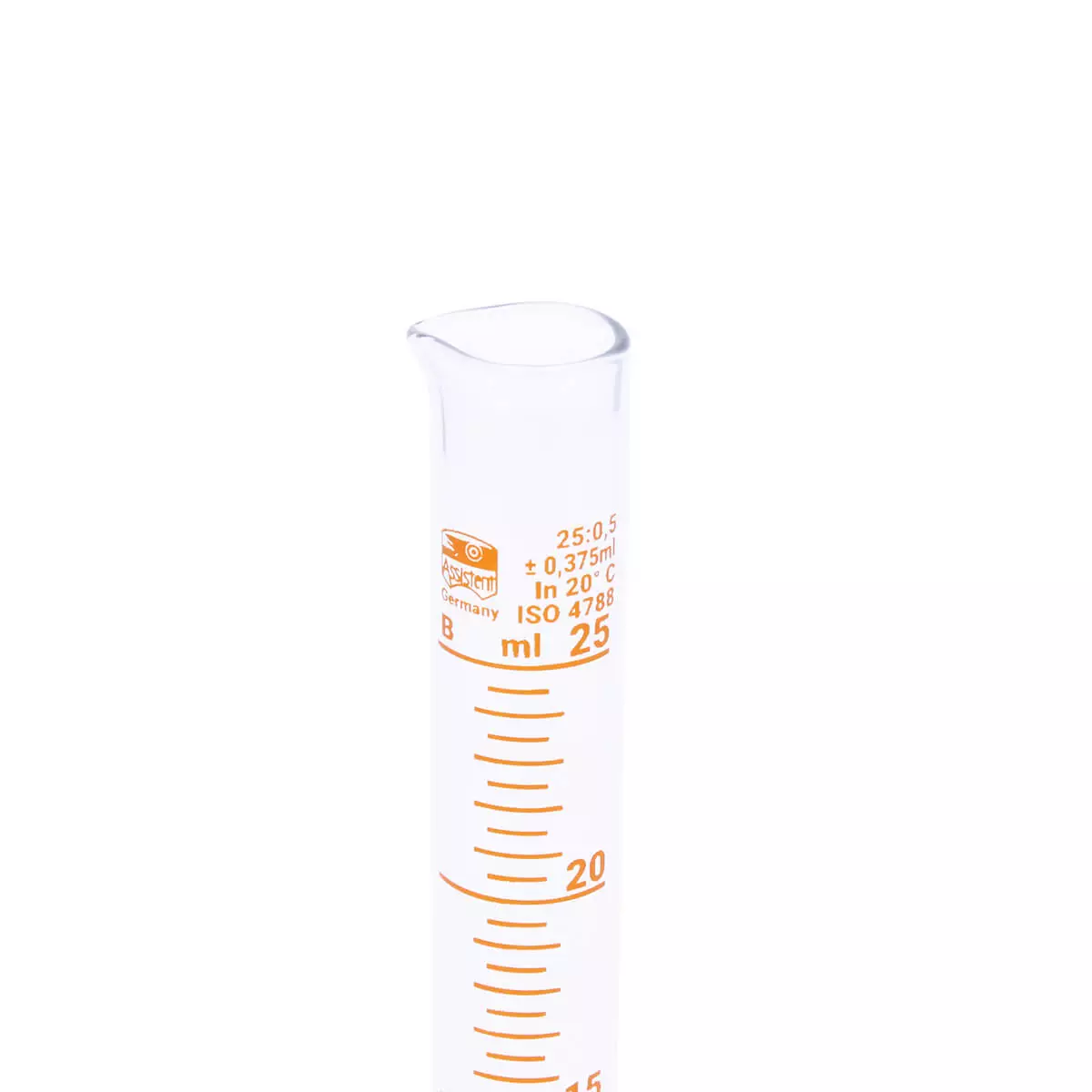  Glass measuring cylinder