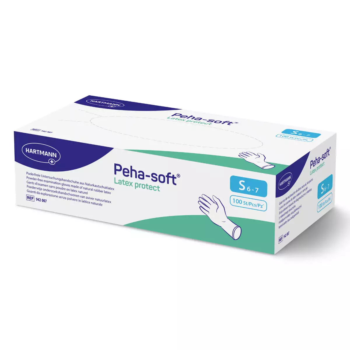 Peha-soft Latex protect examination gloves Peha-soft Latex protect examination gloves