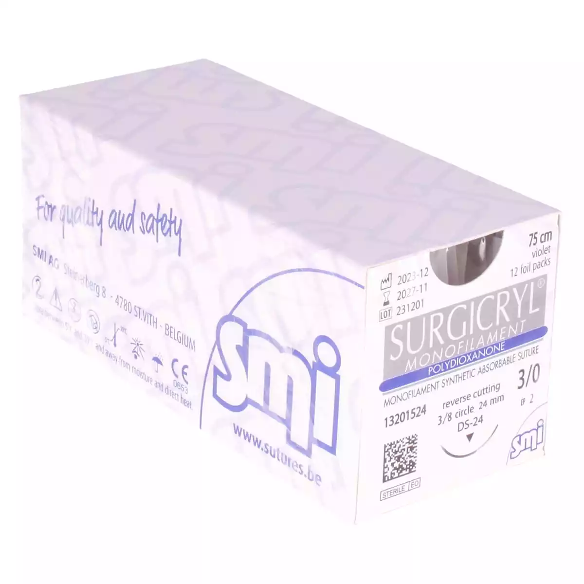  Surgicryl Monofilament suture material