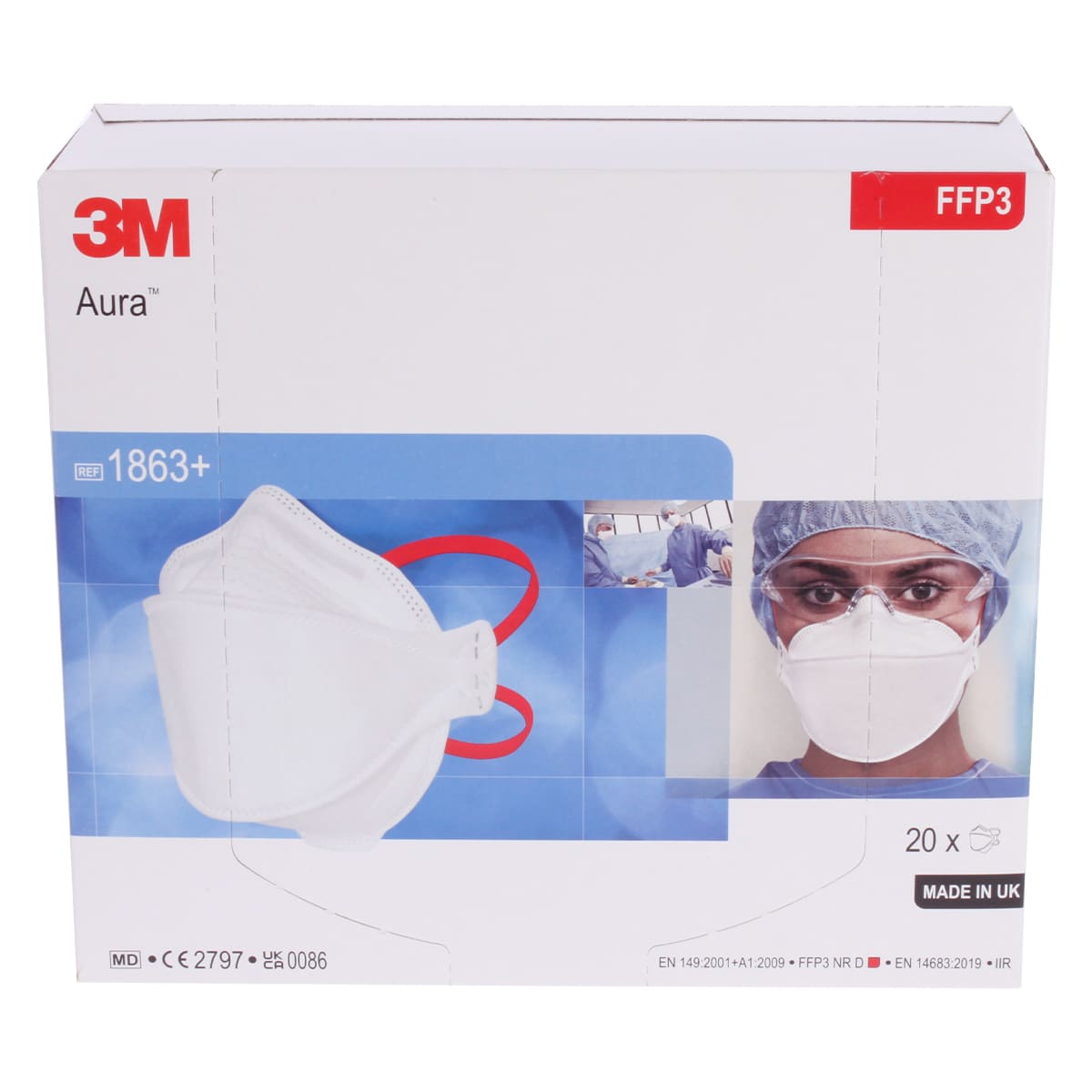 Respirator Aura FFP3 1863+ Respirator Aura FFP3 1863+
