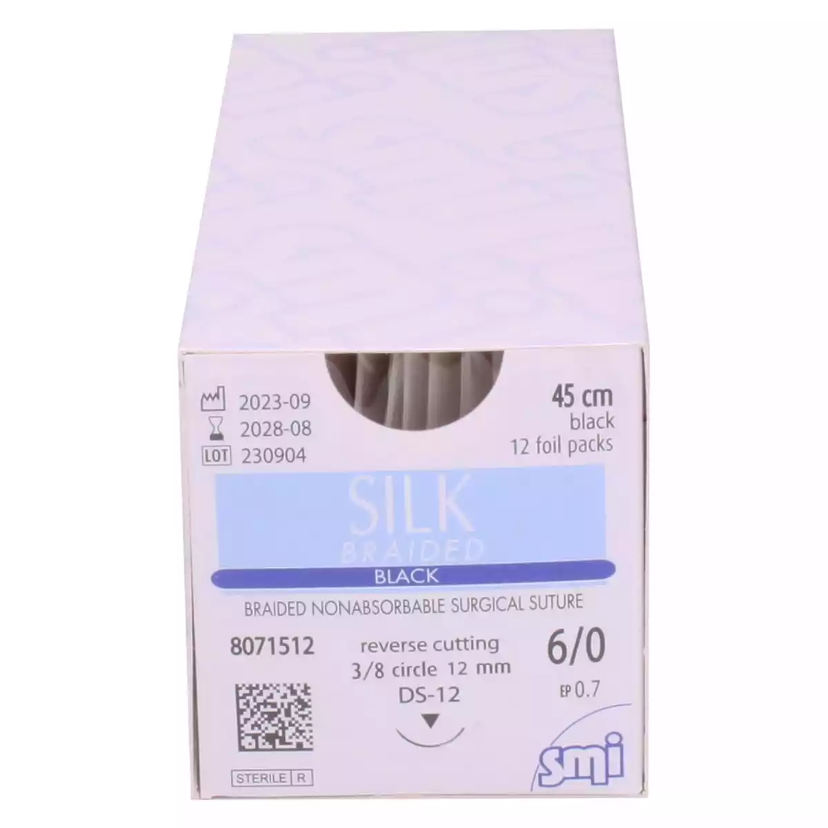  Silk Braided Black suture material