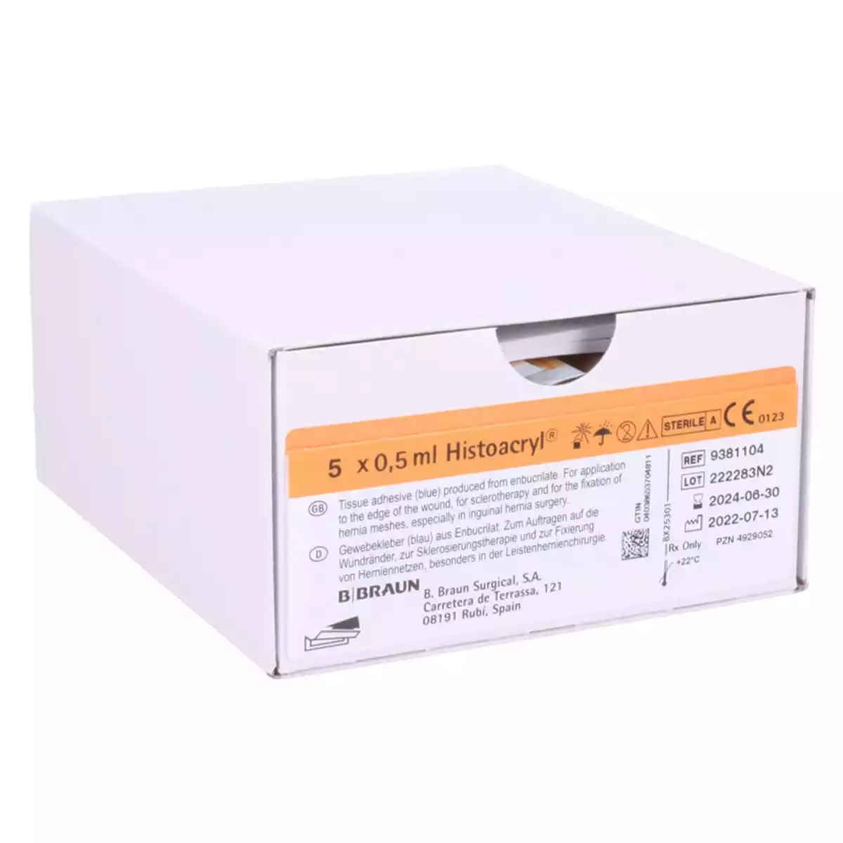  Histoacryl sterile tissue adhesive