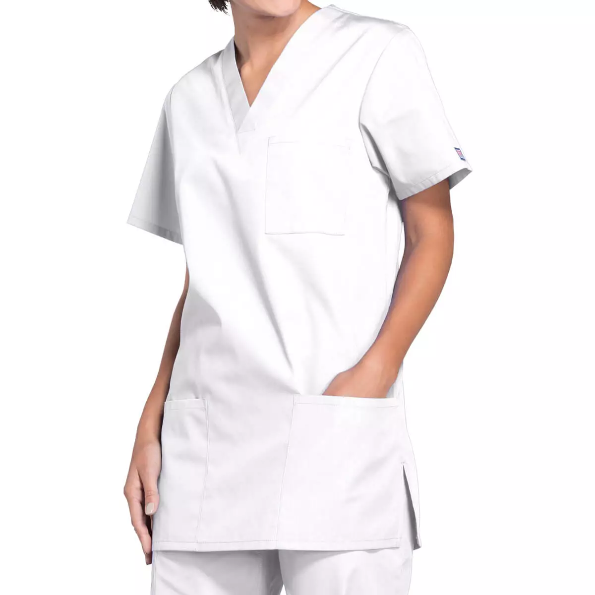 Workwear Originals unisex scrub top with 3 pockets Workwear Originals unisex scrub top with 3 pockets