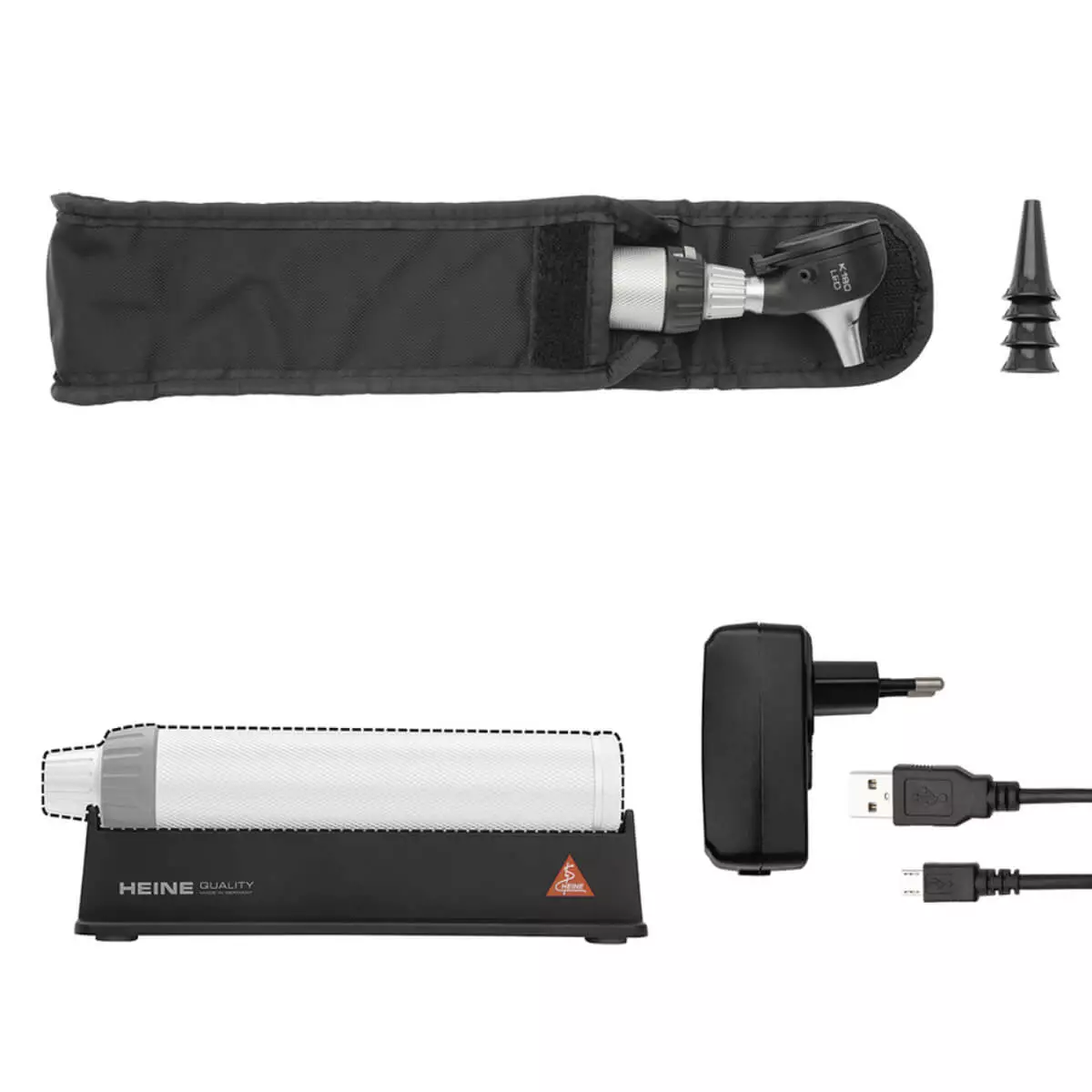  HEINE K180 LED F.O. otoscope