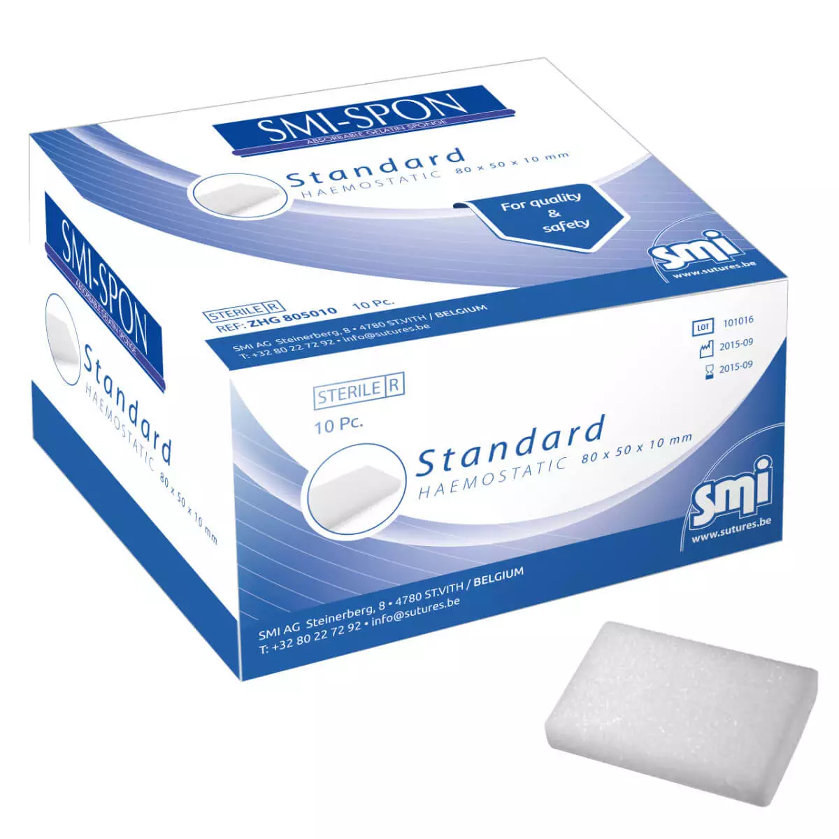  SMI-Spon haemostatic gelatine sponge