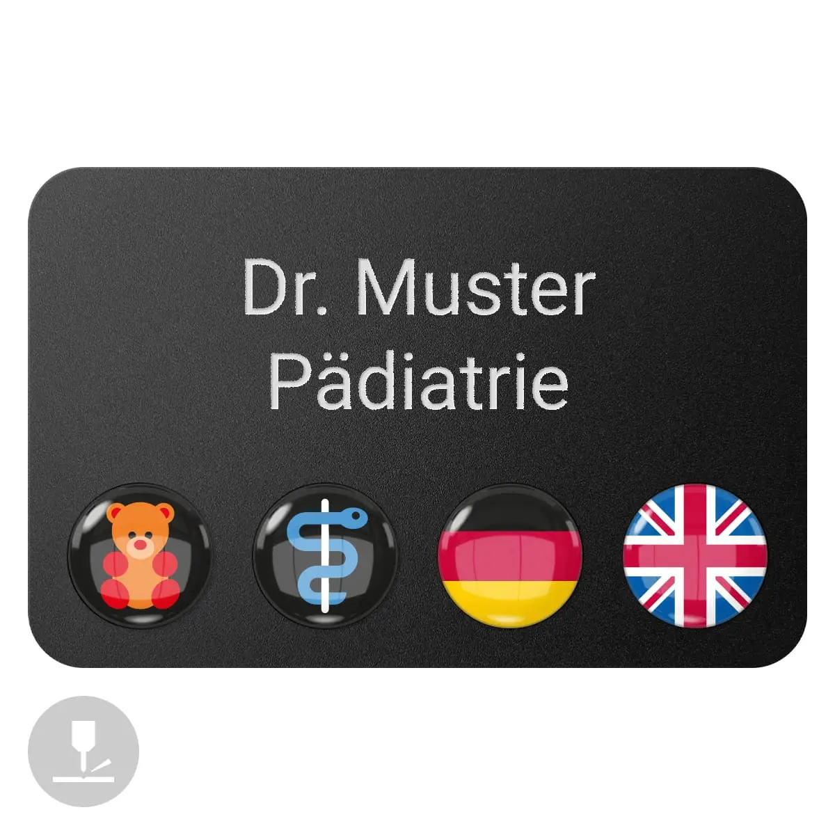 “DocTag” magnetic name tag “DocTag” magnetic name tag