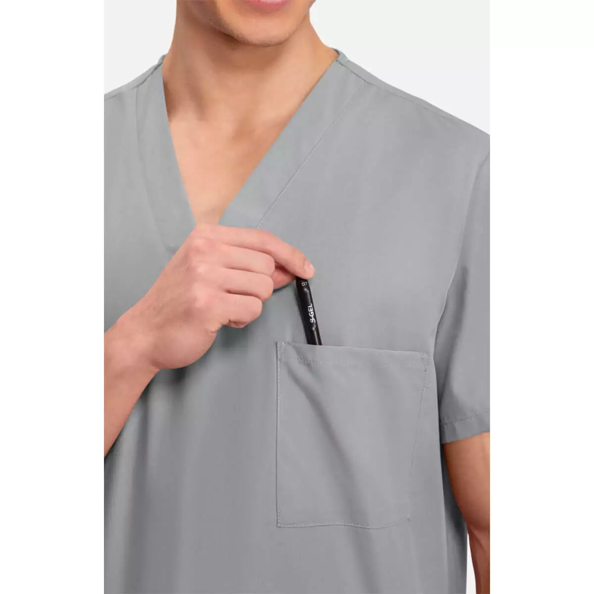 Workwear Originals unisex scrub top with 3 pockets Workwear Originals unisex scrub top with 3 pockets