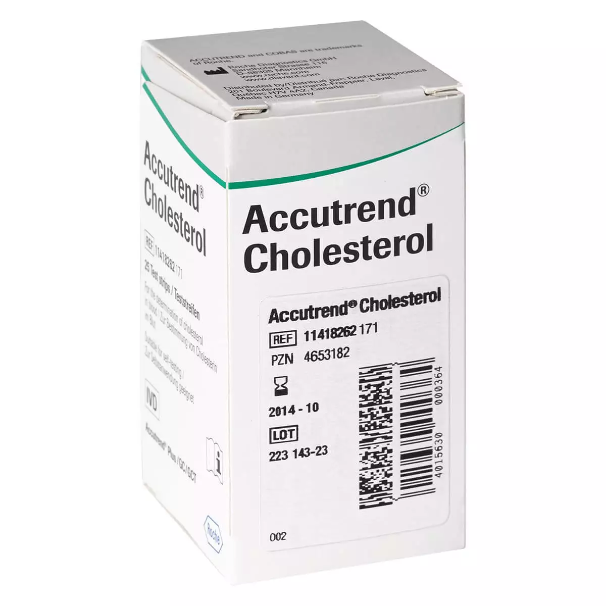  Accutrend Cholesterol test strips