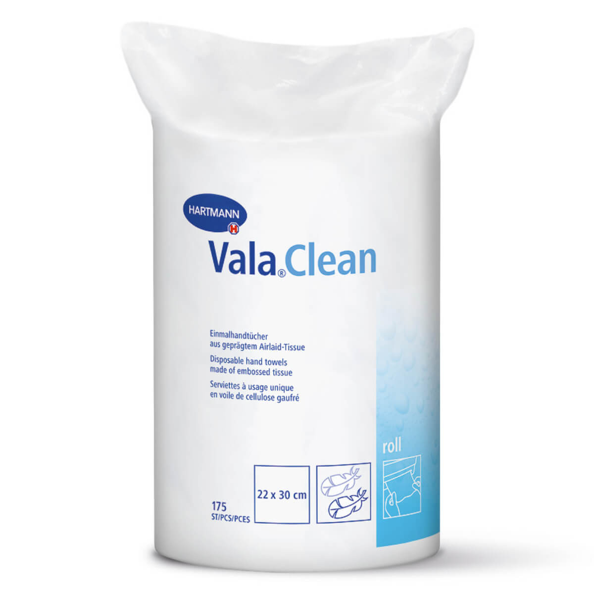 Buy HARTMANN Vala Clean disposable wipes Roll (roll form) online
