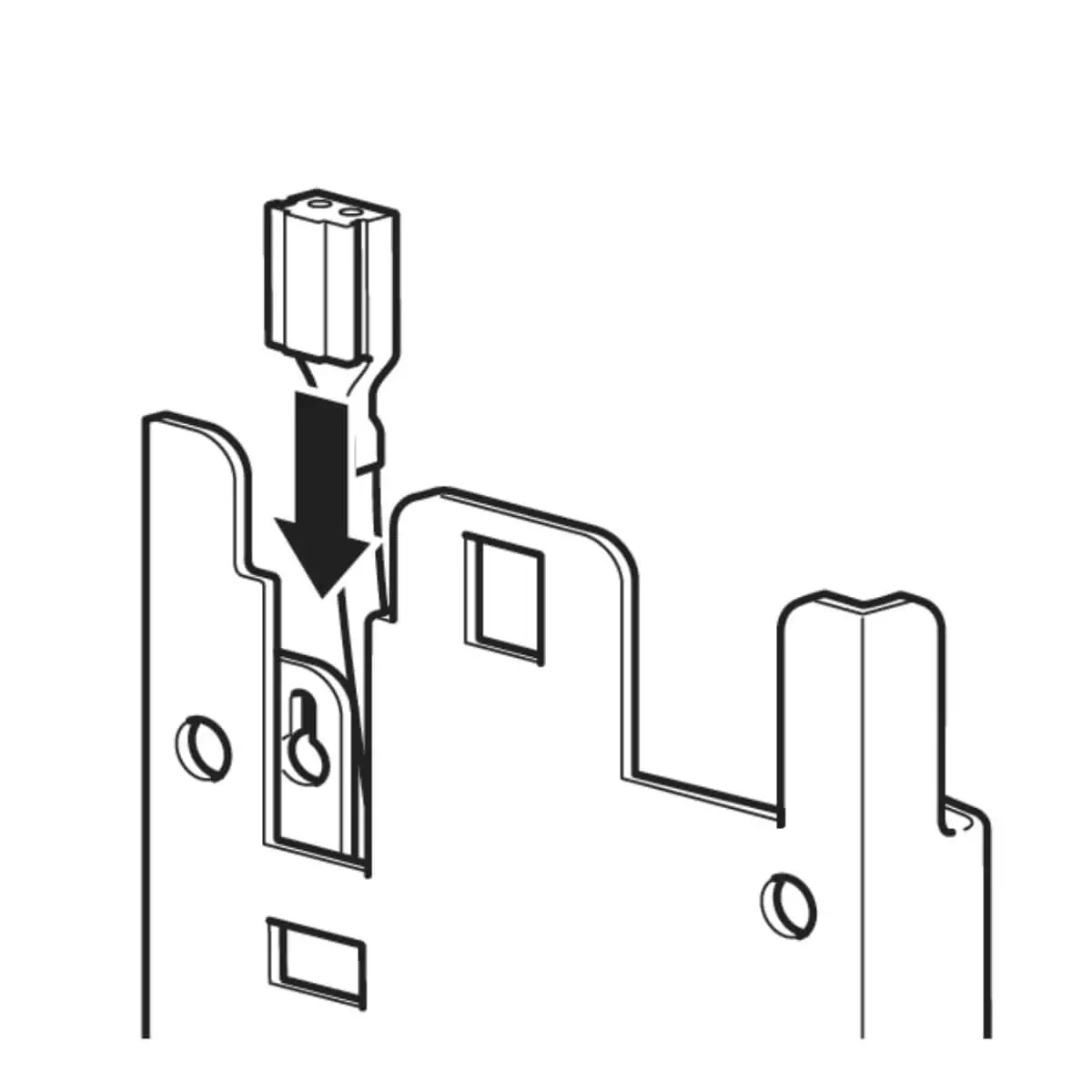  12 V connection cable for ACCUVAC suction devices