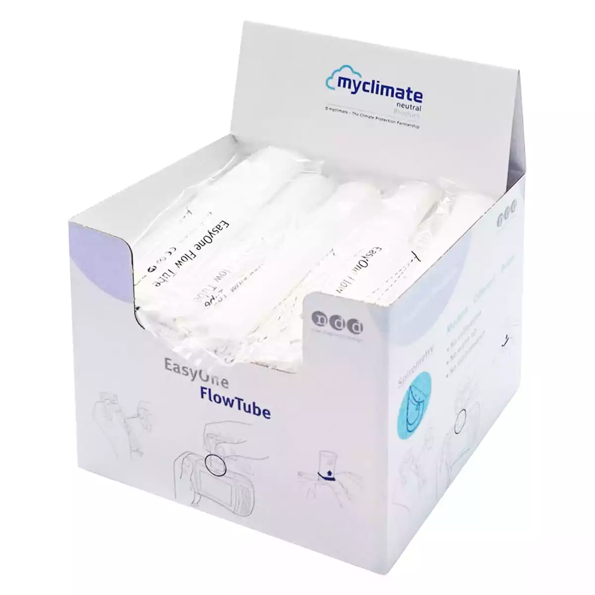  FlowTube mouthpieces for EasyOne Air spirometers