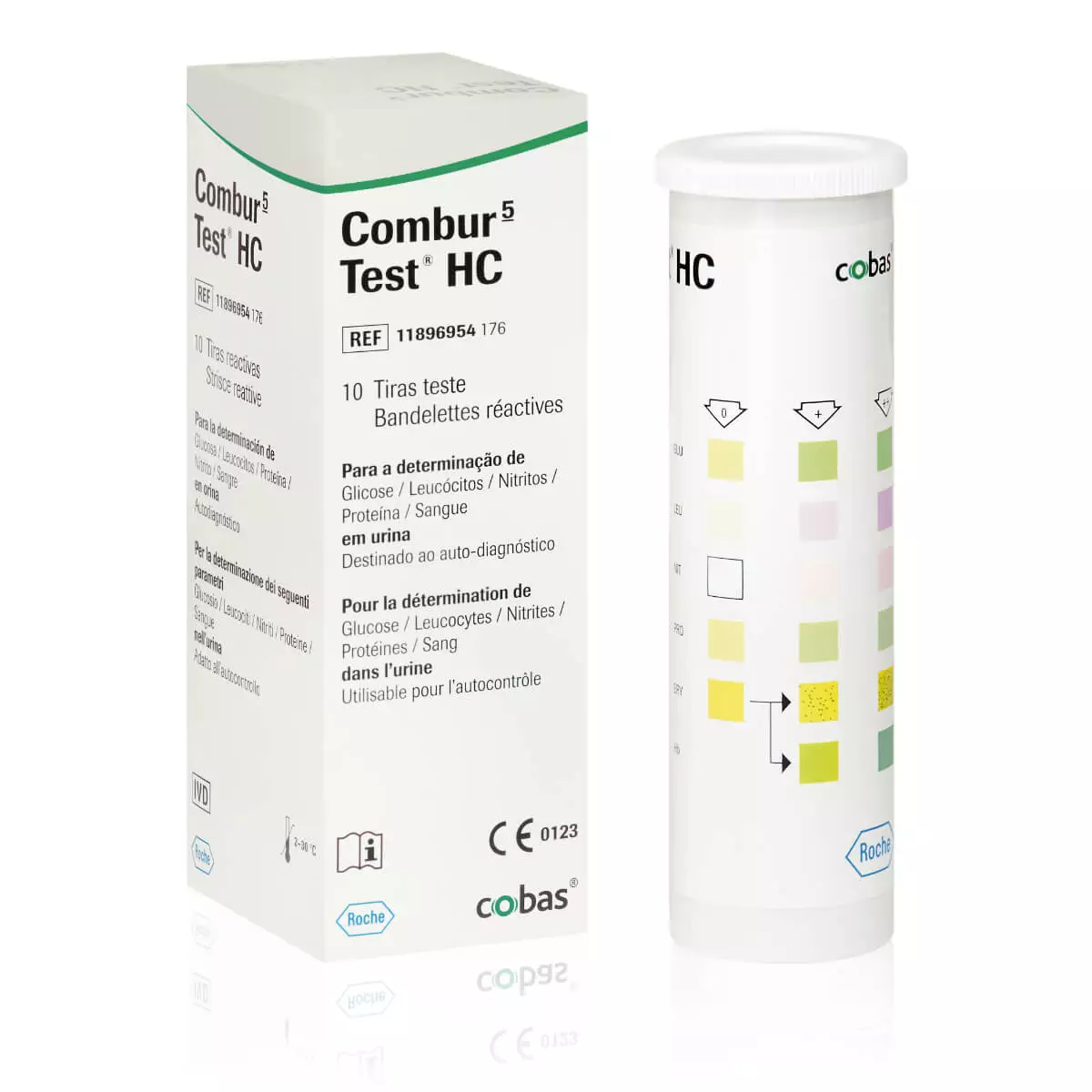  Combur urine test strips