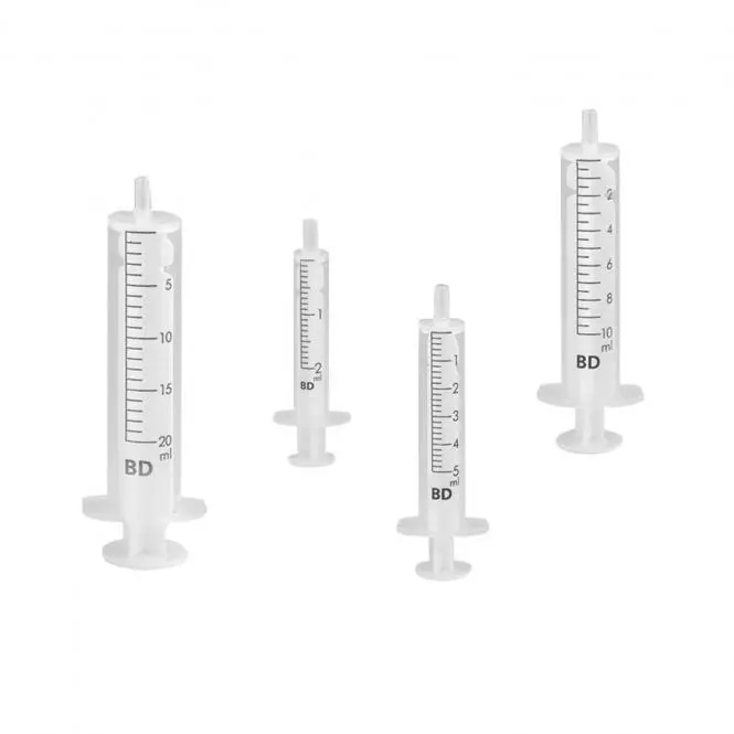  Discardit II disposable syringes