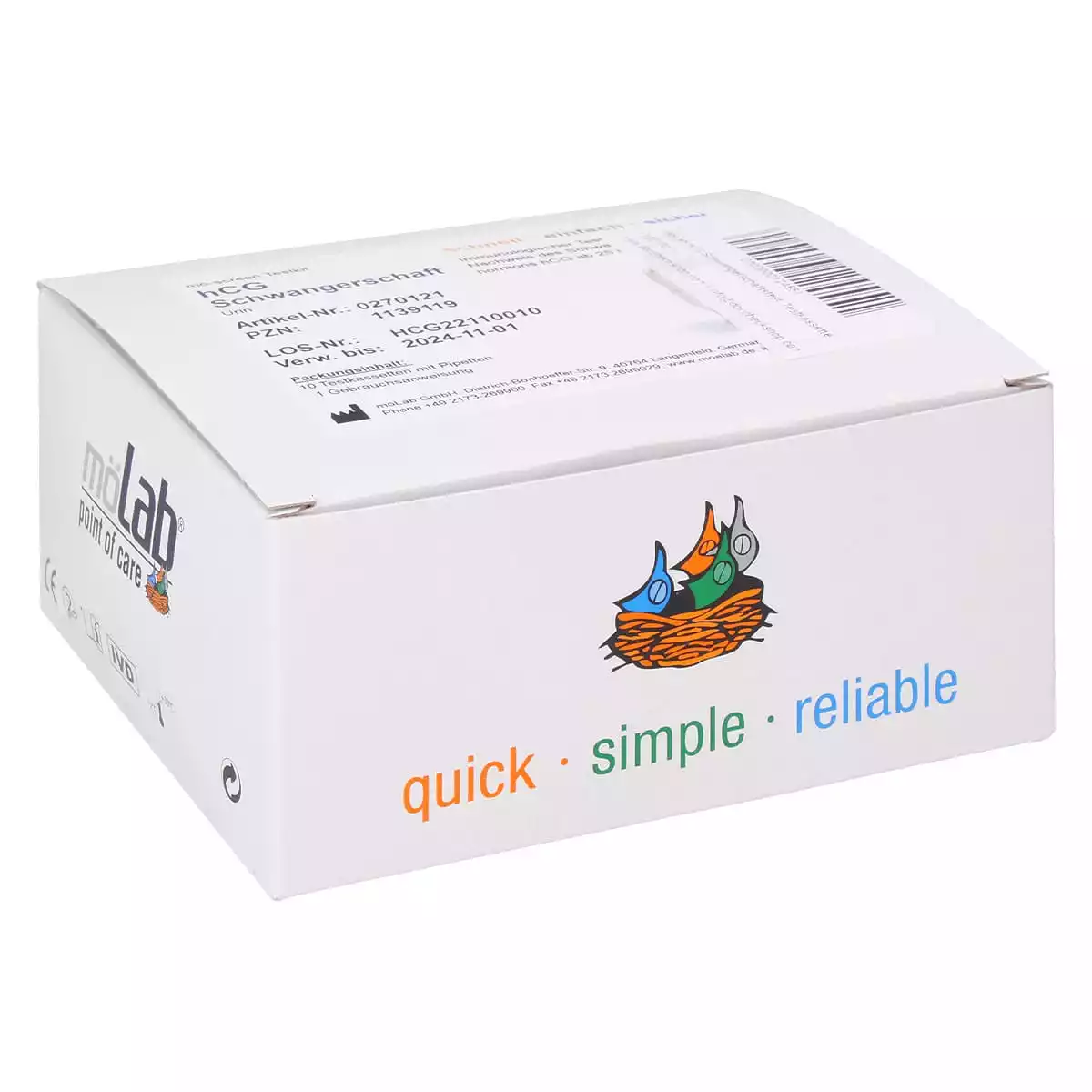 hCG pregnancy test
