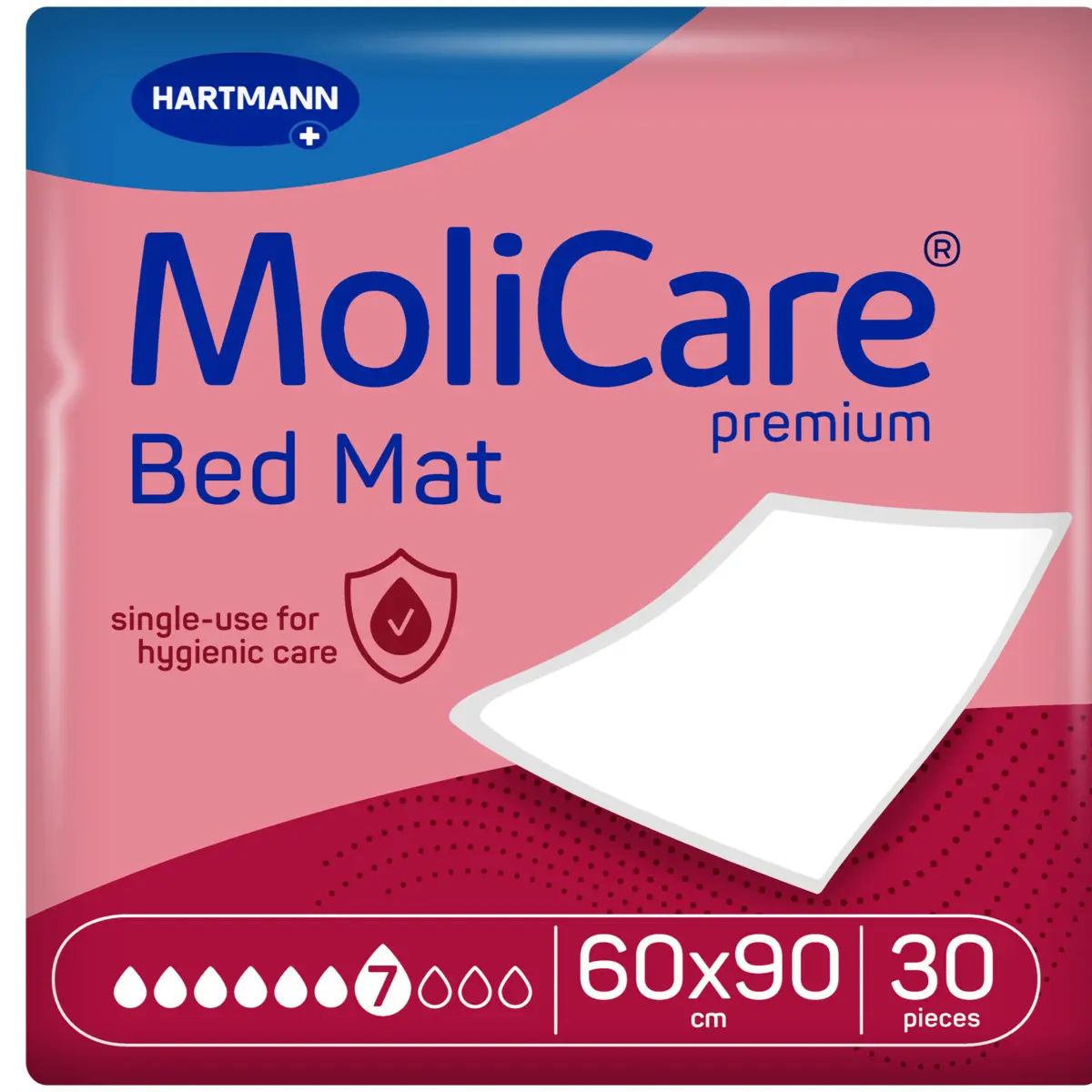 MoliCare Premium Bed Mat bed protection pads, 7-drop absorbency MoliCare Premium Bed Mat bed protection pads, 7-drop absorbency