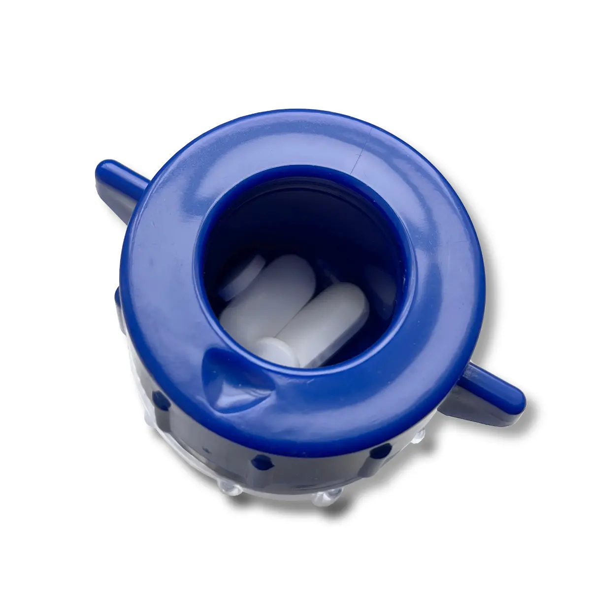 Tablet crusher with storage compartment Tablet crusher with storage compartment