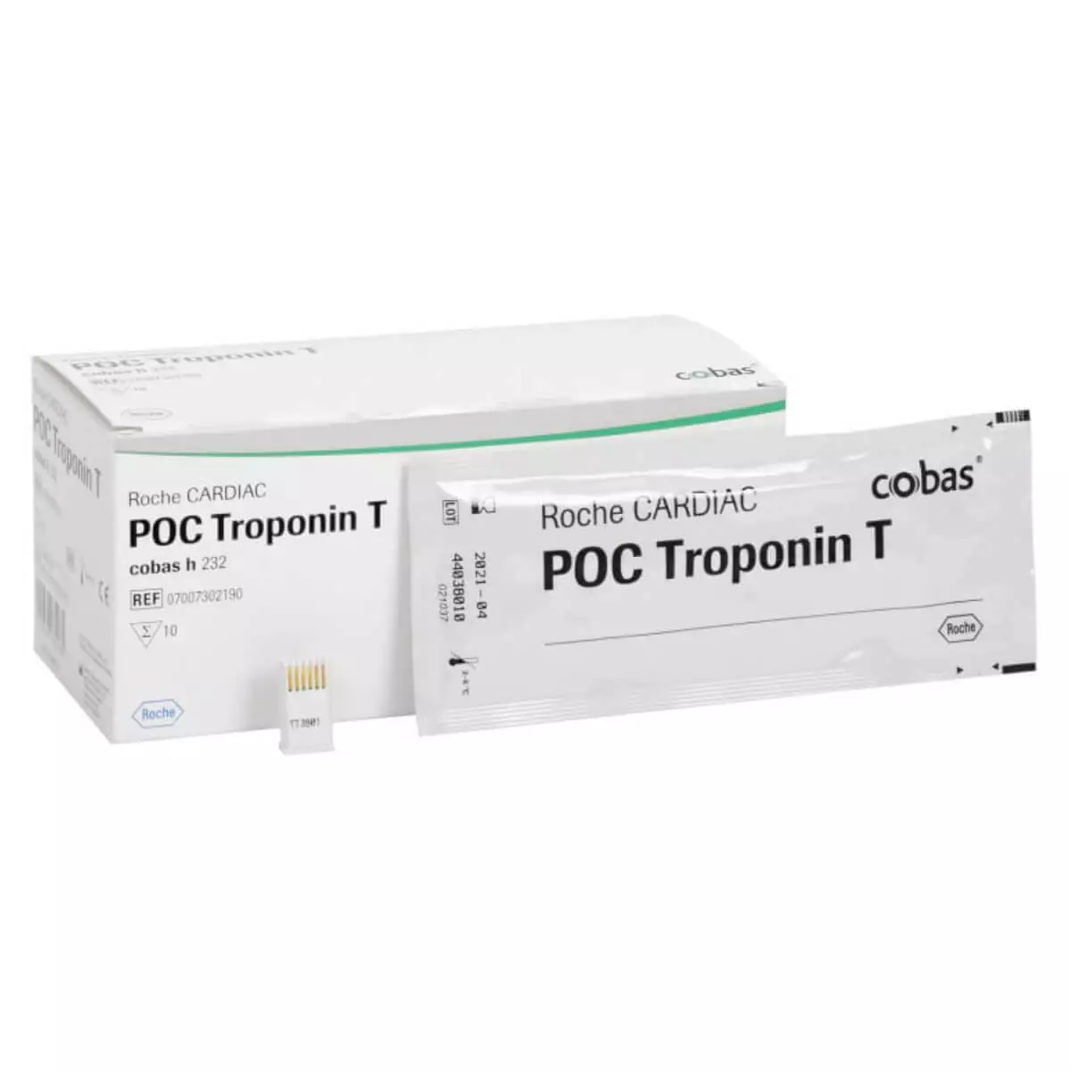  CARDIAC POC Troponin T test strips for cobas h 232