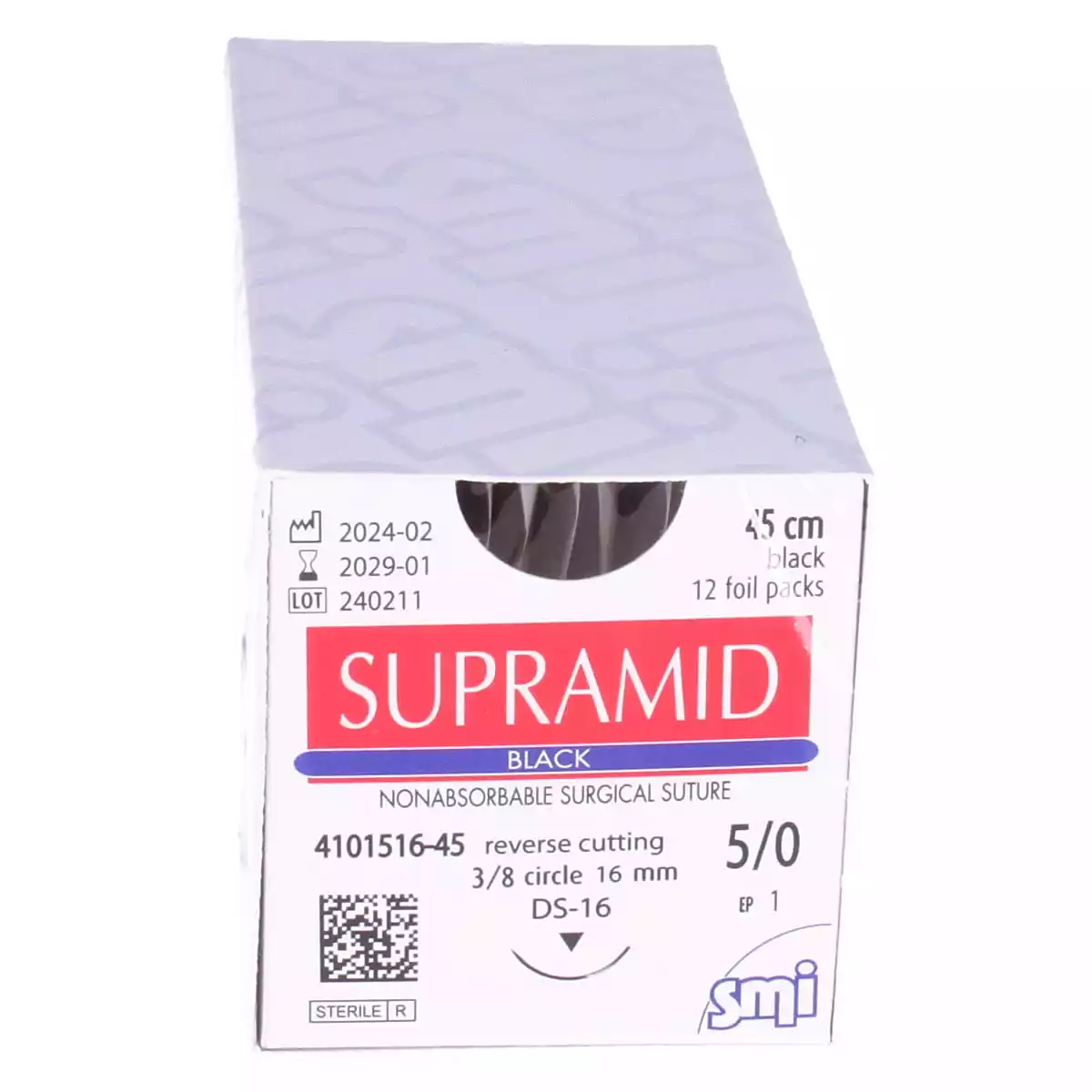  Supramid Black Suture Material