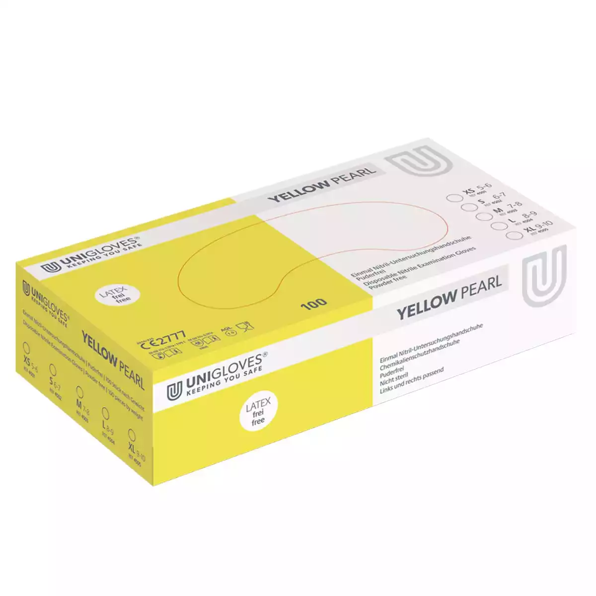  Pearl powder-free nitrile gloves