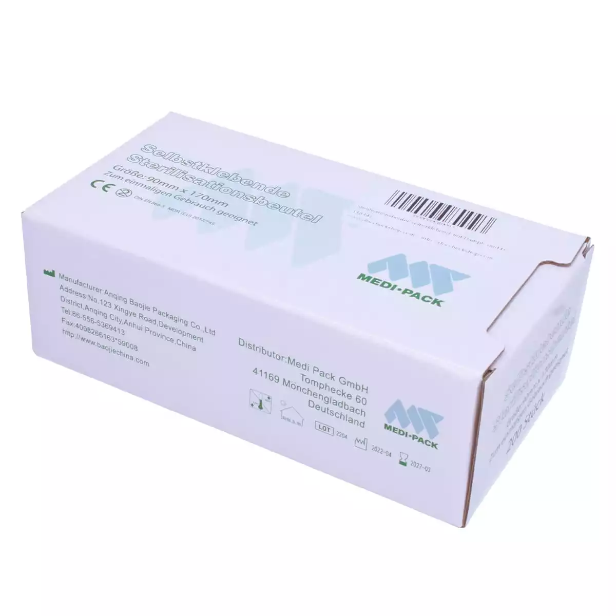  Self-Sealing Sterilization Bag